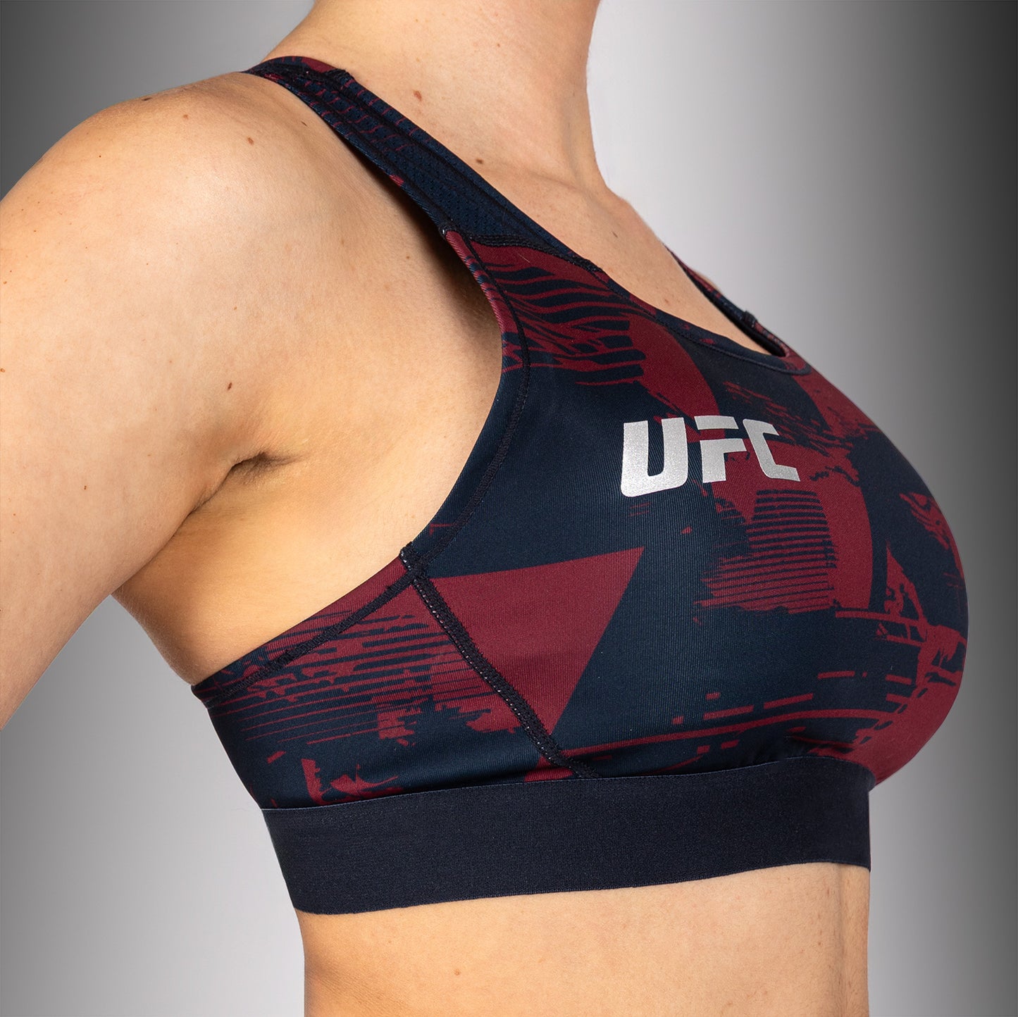 UFC Zenith by Venum Authentic Fight Week Sujetador deportivo Mujer - Azul marino/Burdeos/Plateado