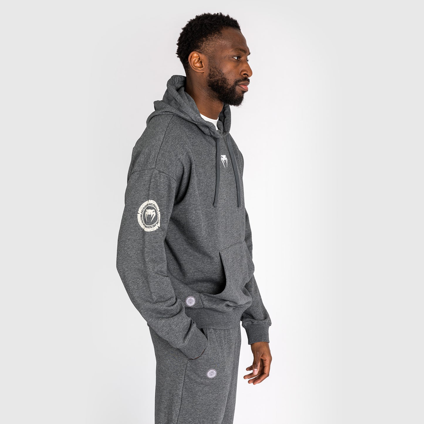 Venum Vortex XL Lite Sudadera Con Capucha para Hombre - Gris Jaspeado Oscuro