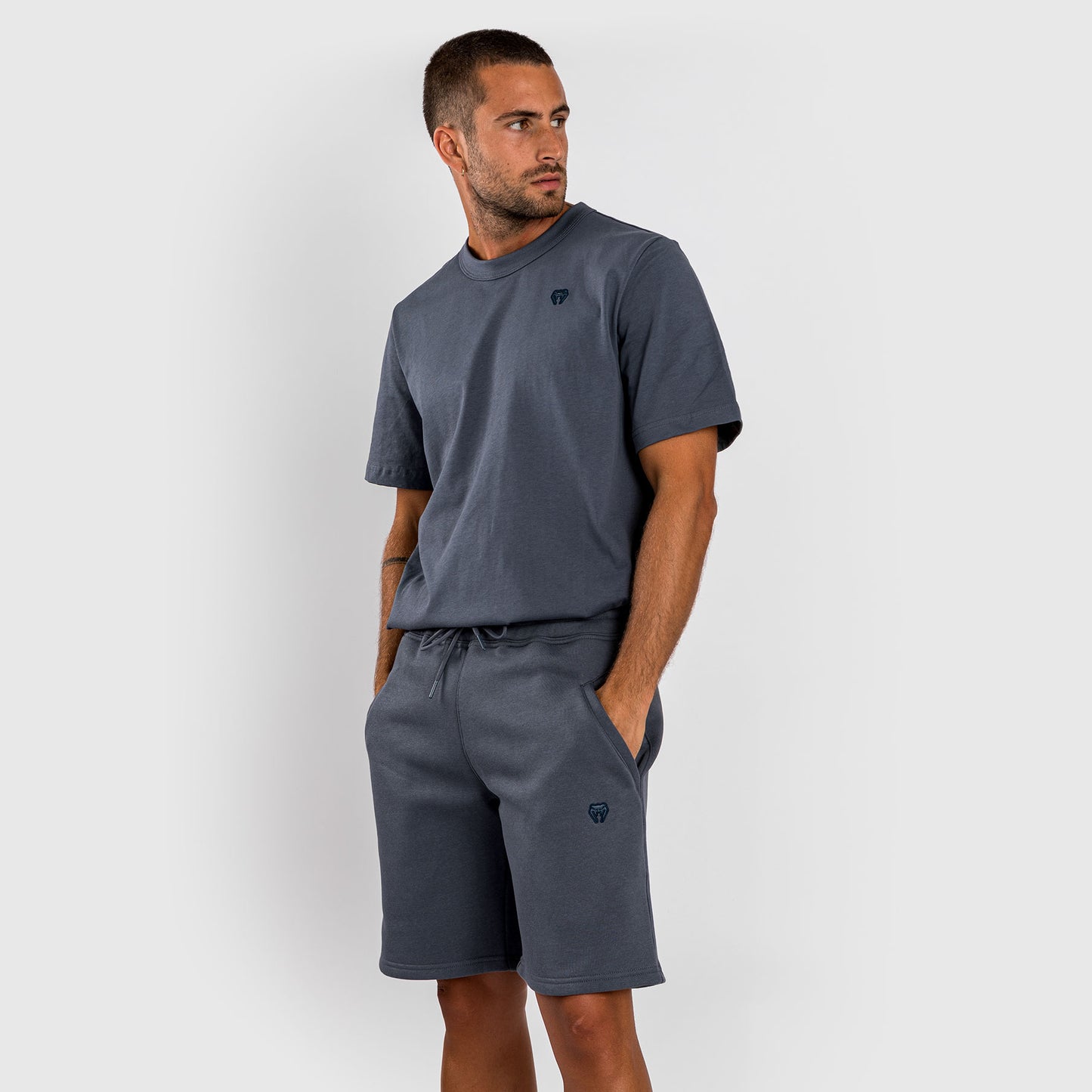 Venum Silent Power Pantalón Corto de Algodón - Azul Marino