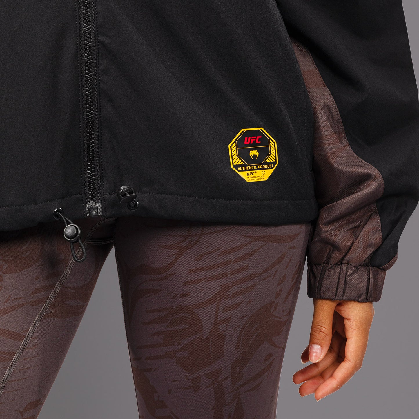 UFC Fusion by Venum Fight Week Sudadera con Cremallera para Mujer - Marrón tierra