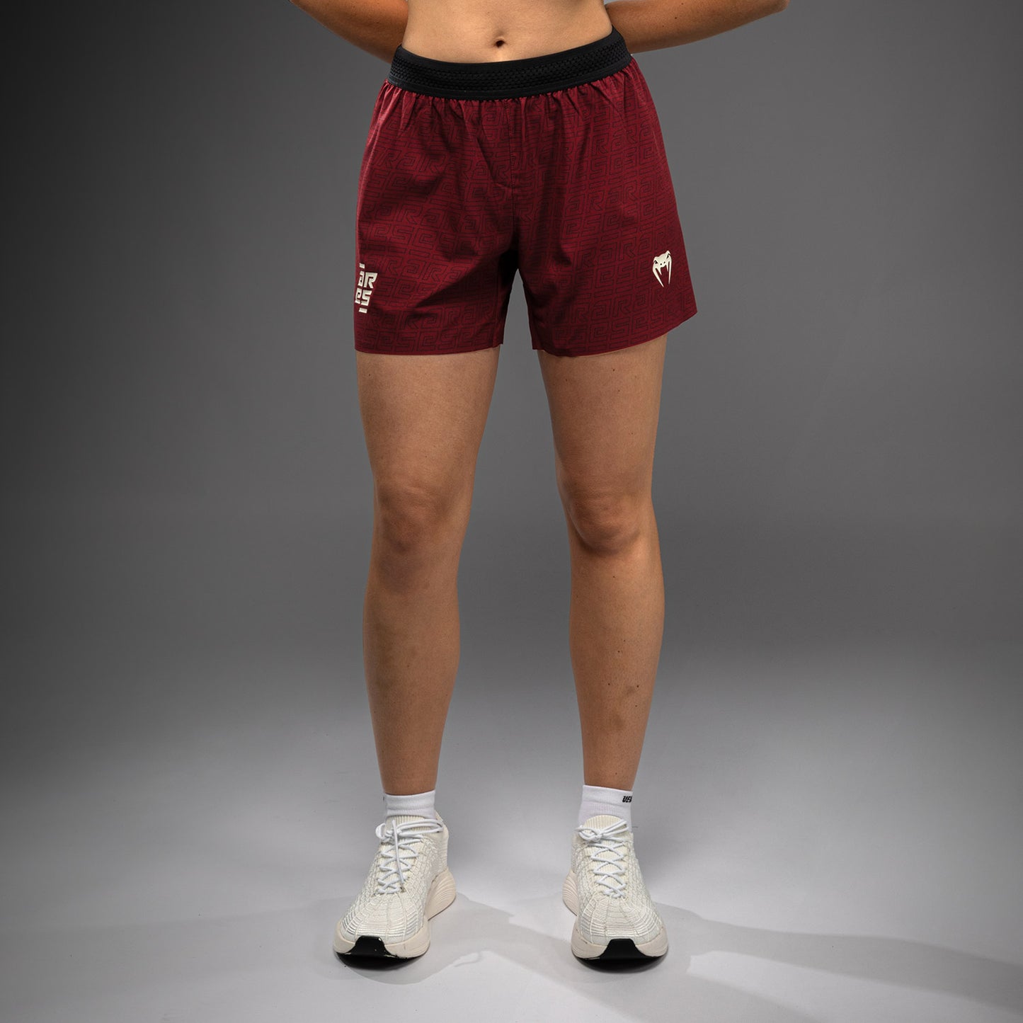 Venum x Ares Pantalones Cortos de Entrenamiento para Mujeres - Burdeos