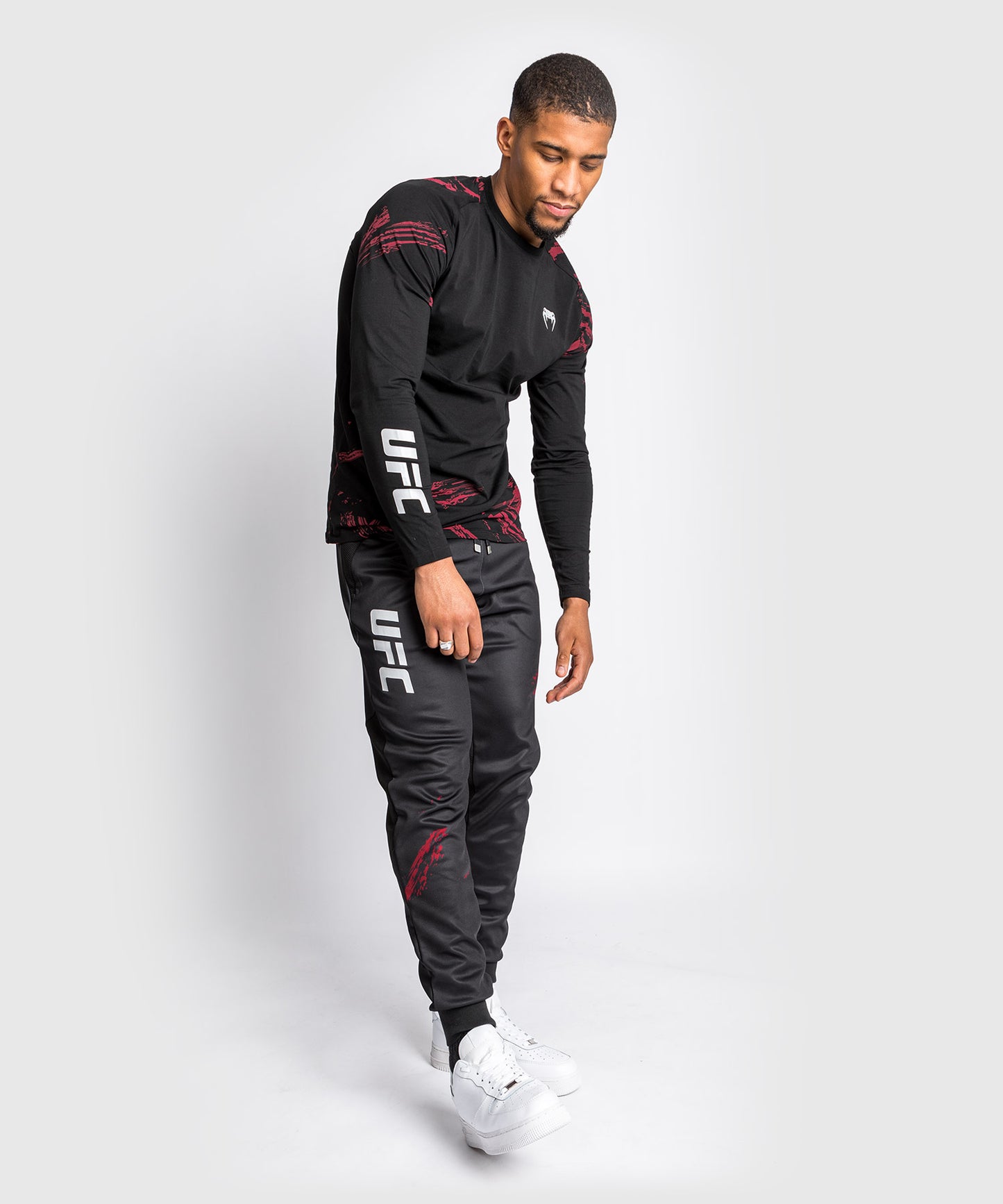 Pantalones deportivos UFC Venum Authentic Fight Week 2.0  - Negro/Rojo