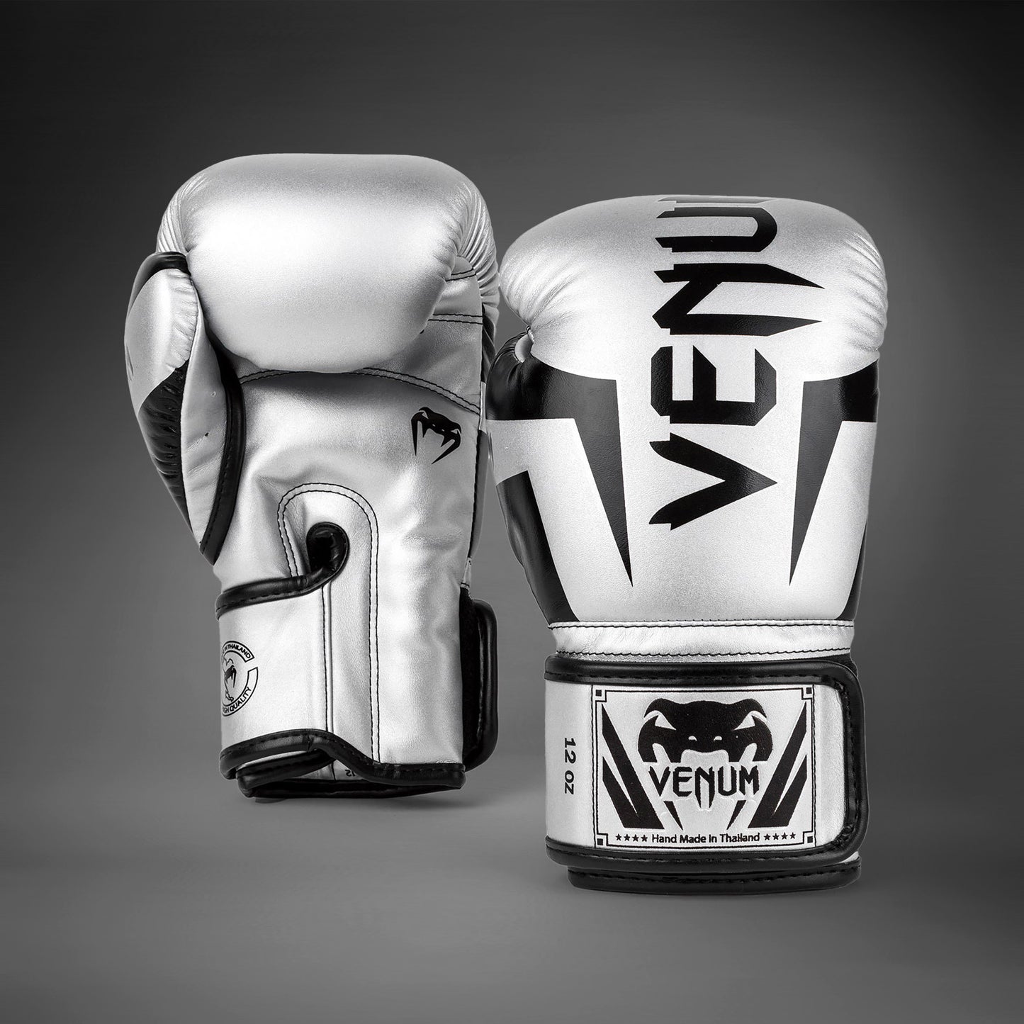 Venum Elite Guantes de boxeo - Plata/Negro
