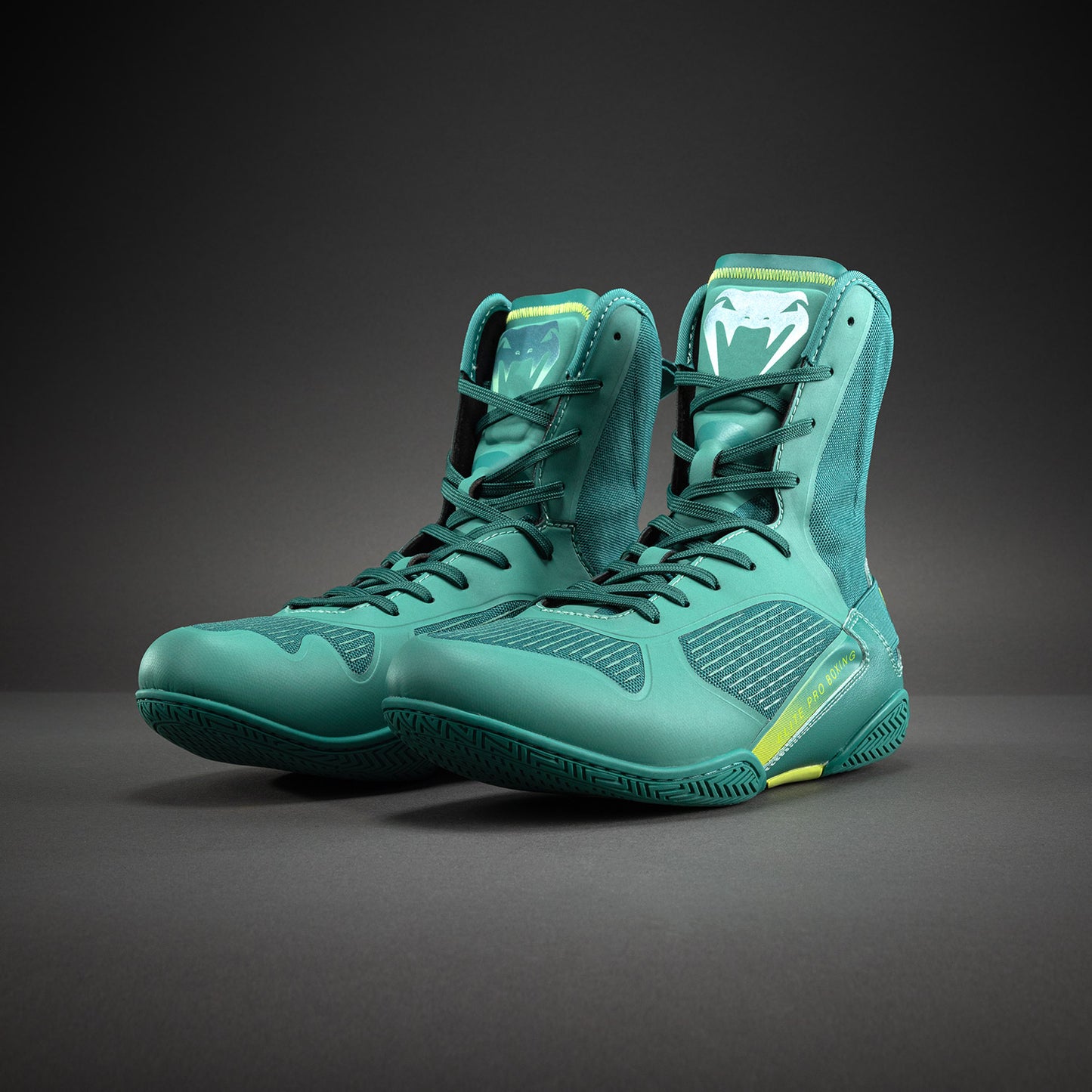 Venum Elite Neo Zapatillas de Boxeo – Verde/Amarillo Neón