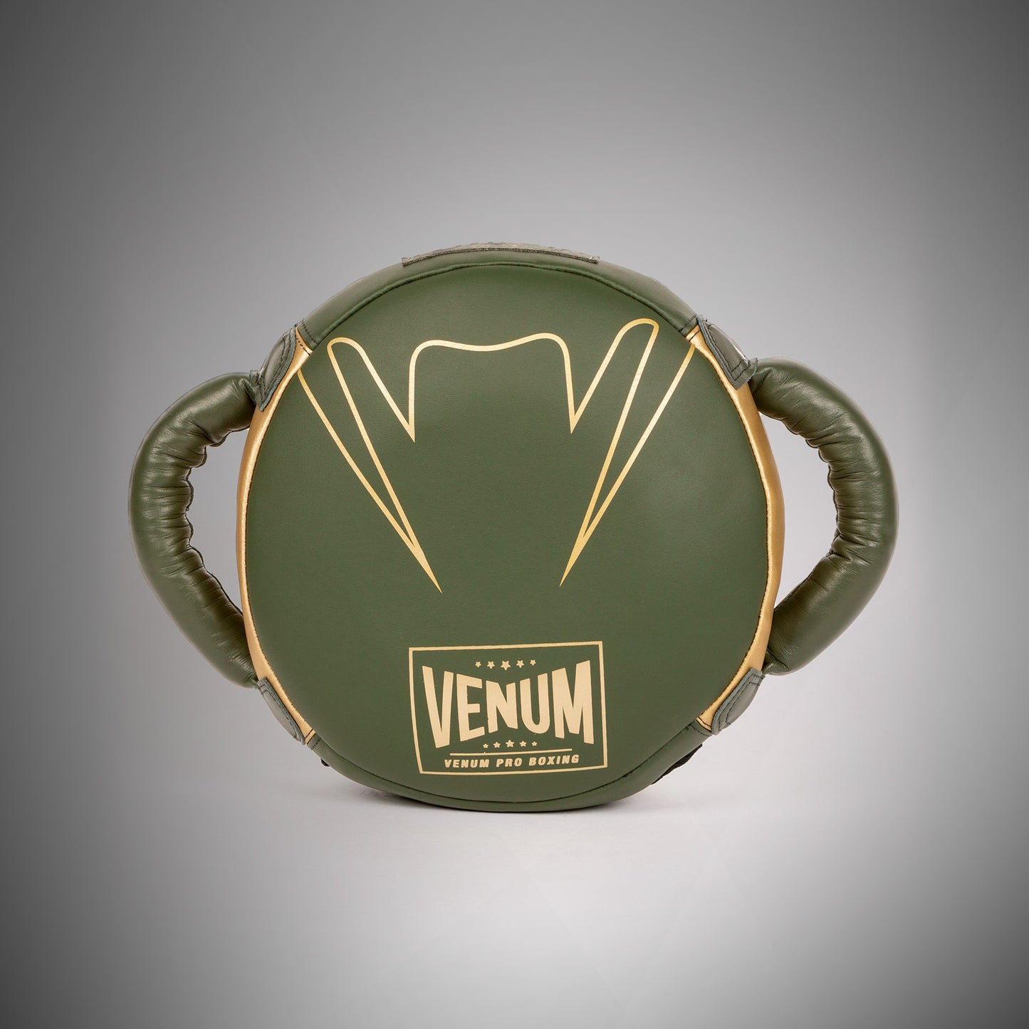 Venum Pro Boxing Escudo de Golpes Redondo – Caqui/Oro