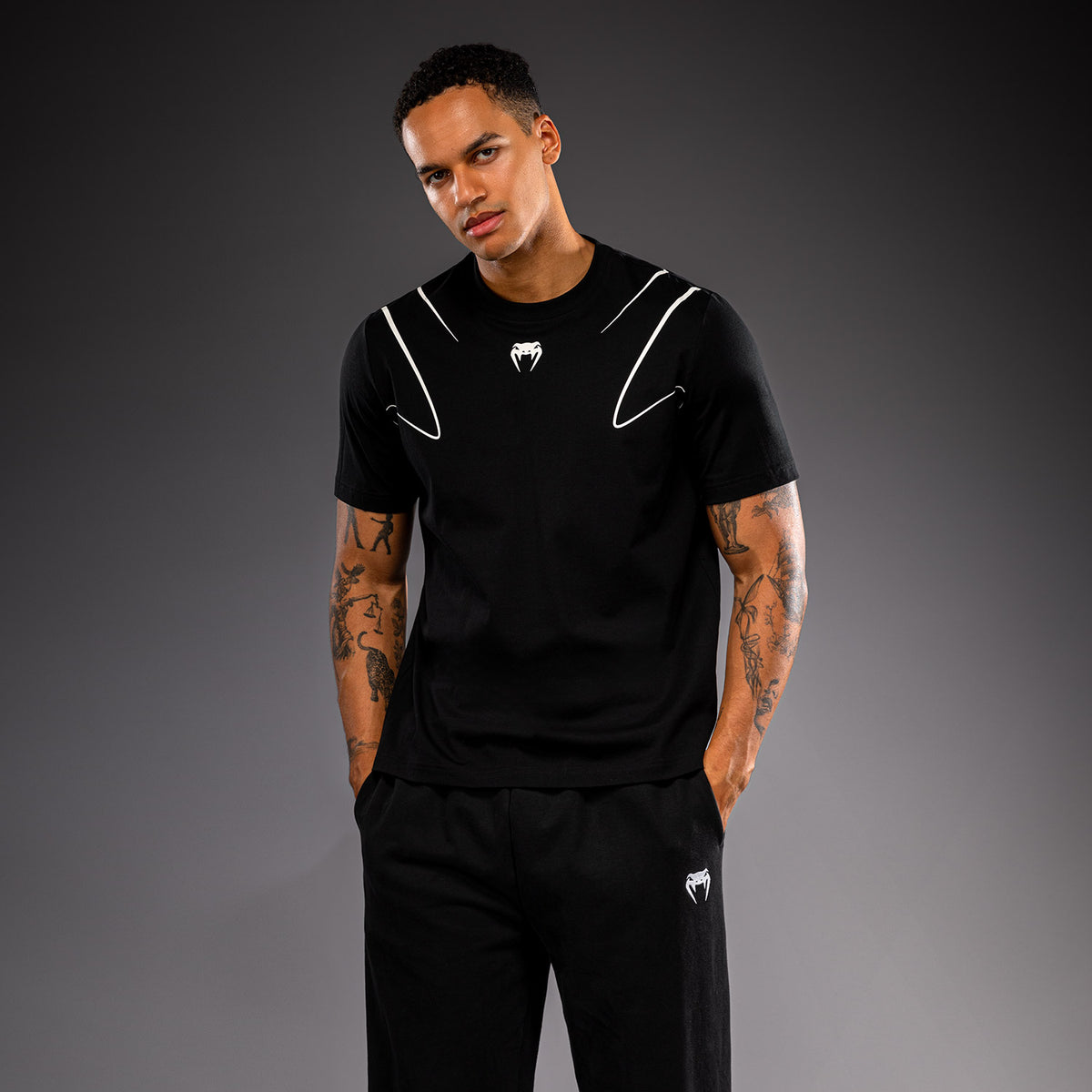Venum Crimson Viper 2.0 Camiseta - Negro/Gris