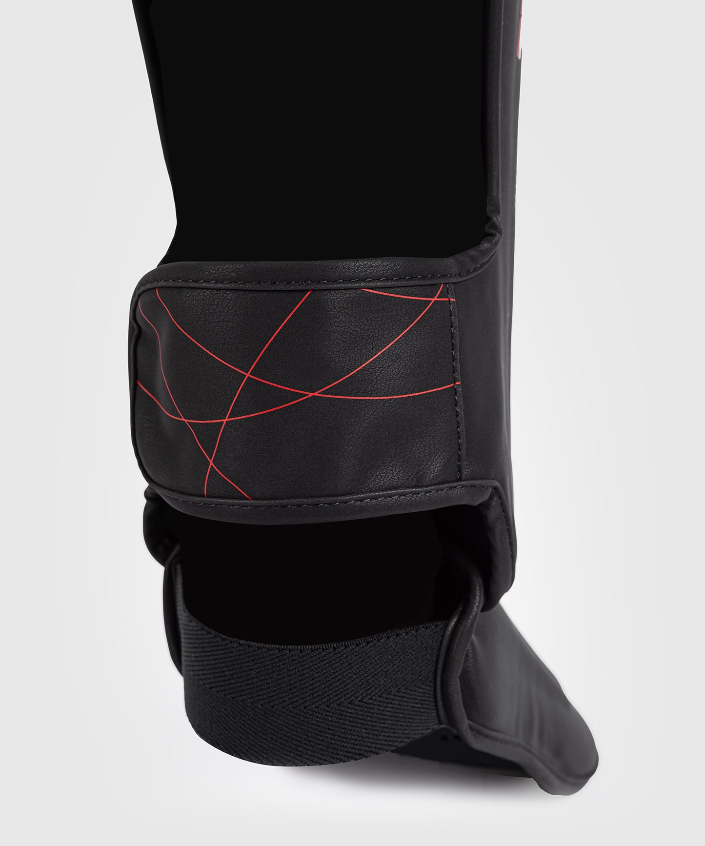 Venum Tactical XT Espinilleras - Negro/Rojo Fuego