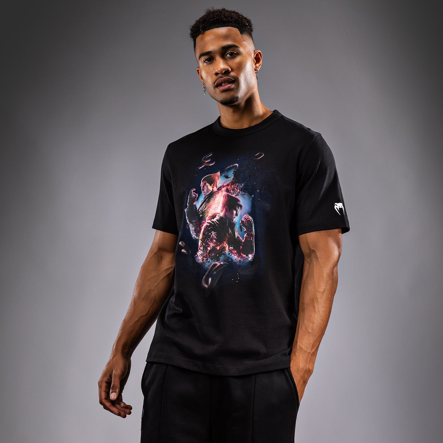 Venum x TEKKEN 8 - Camiseta Poster - Negro/Blanco