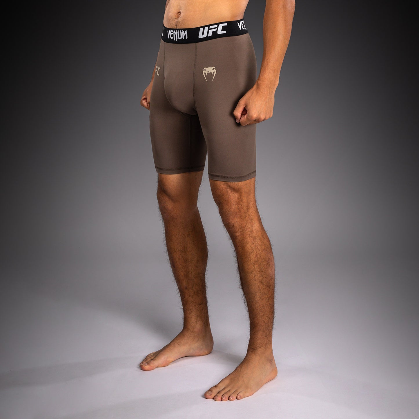 Venum UFC Unity by Venum Authentic Fight Week Short de Compresión Técnico para Hombre - Marrón