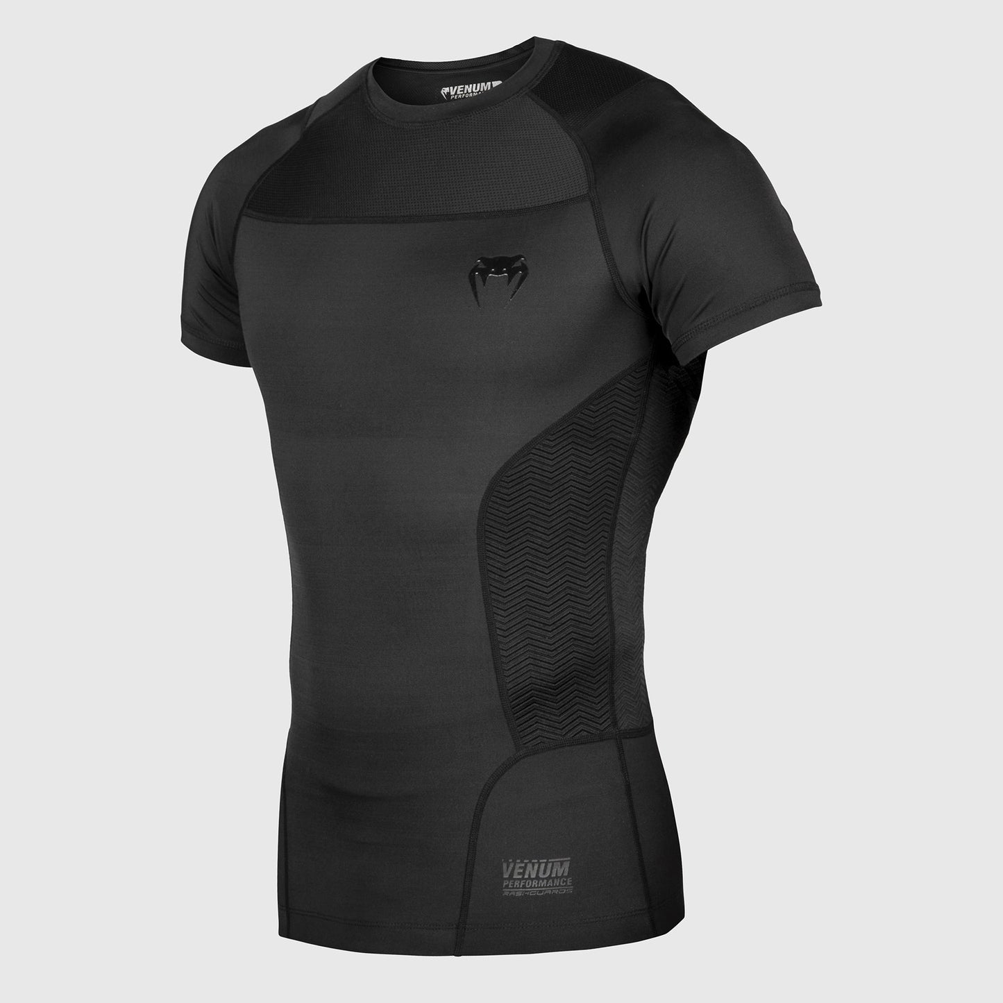 Venum G-Fit Rashguard - Manga corta - Negra