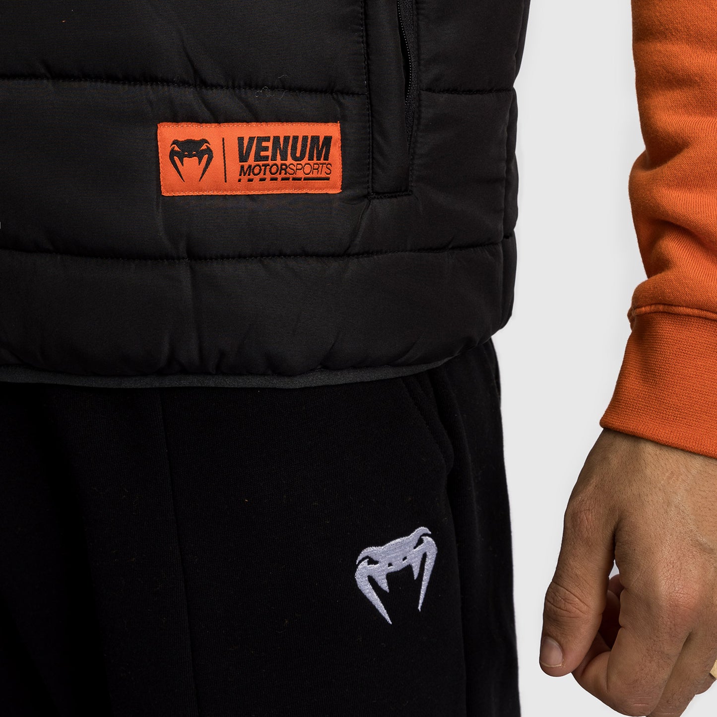 Venum Motorsport Chaqueta Acolchada - Negro Profundo