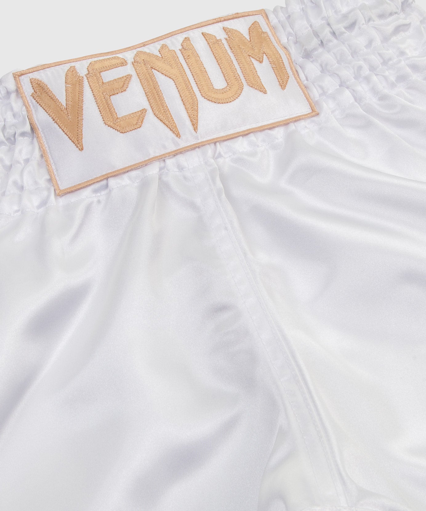 Short de Muay Thai Venum Classic - Blanco/Oro