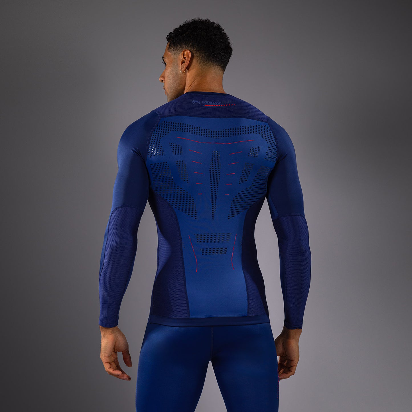 Venum Technical 3.0 Camiseta de Manga Larga Rashguard - Azul Noche