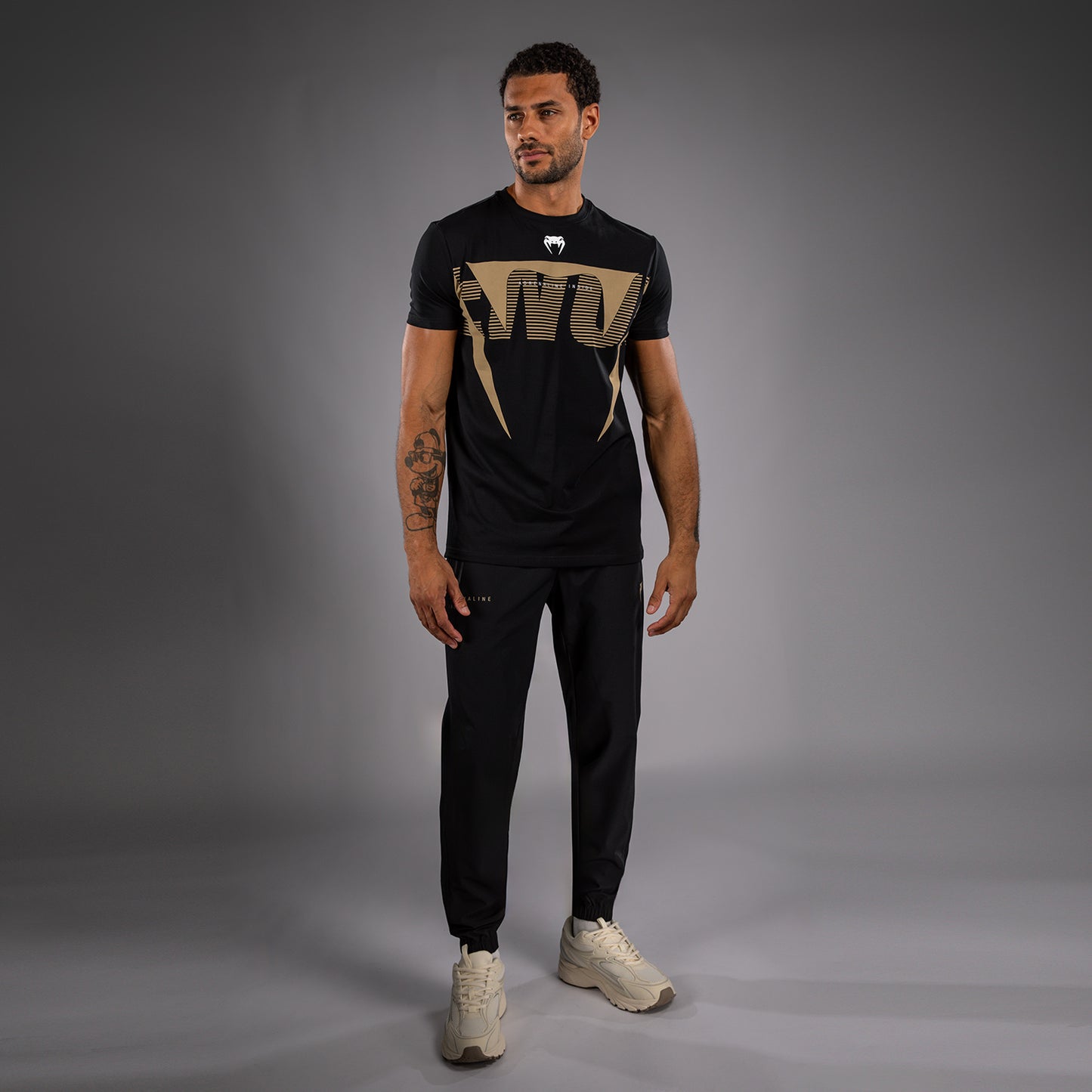 Venum Adrenaline Camiseta – Negro/Arena