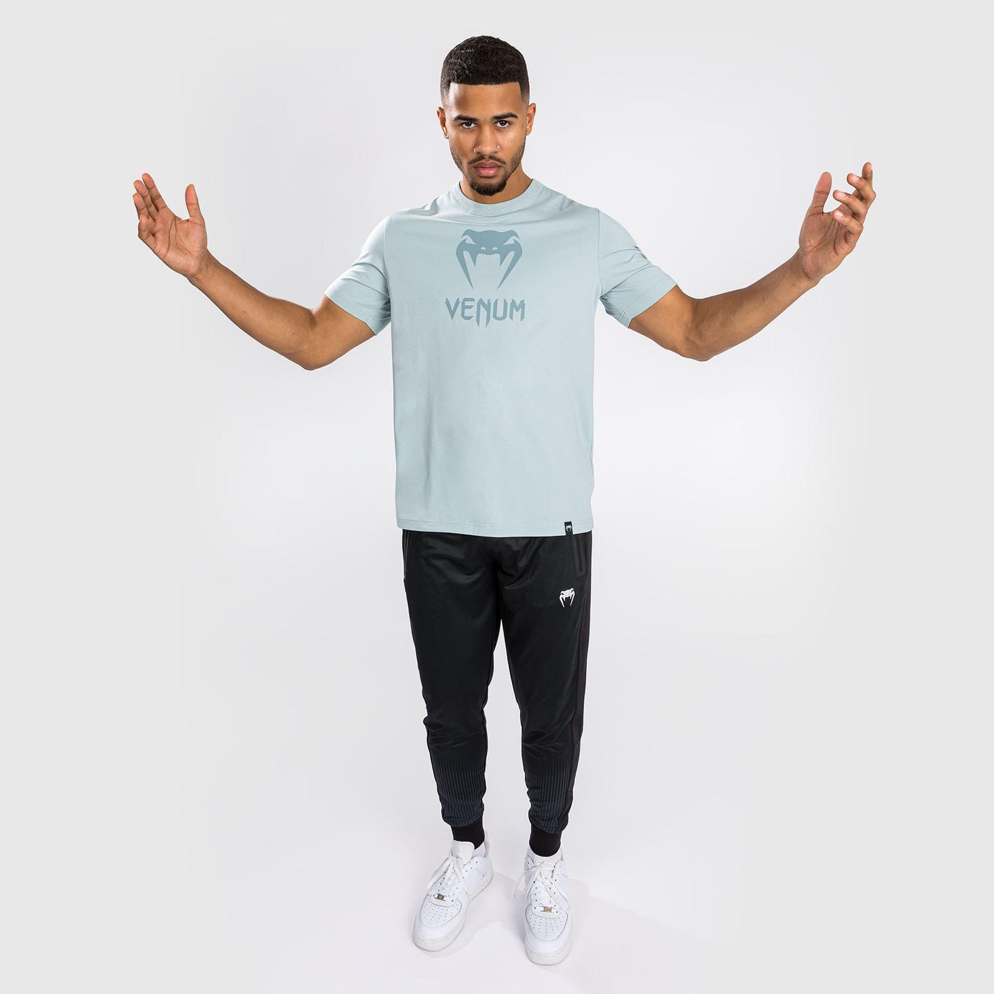 Venum Classic Camiseta - Azul Clearwater/Azul Clearwater