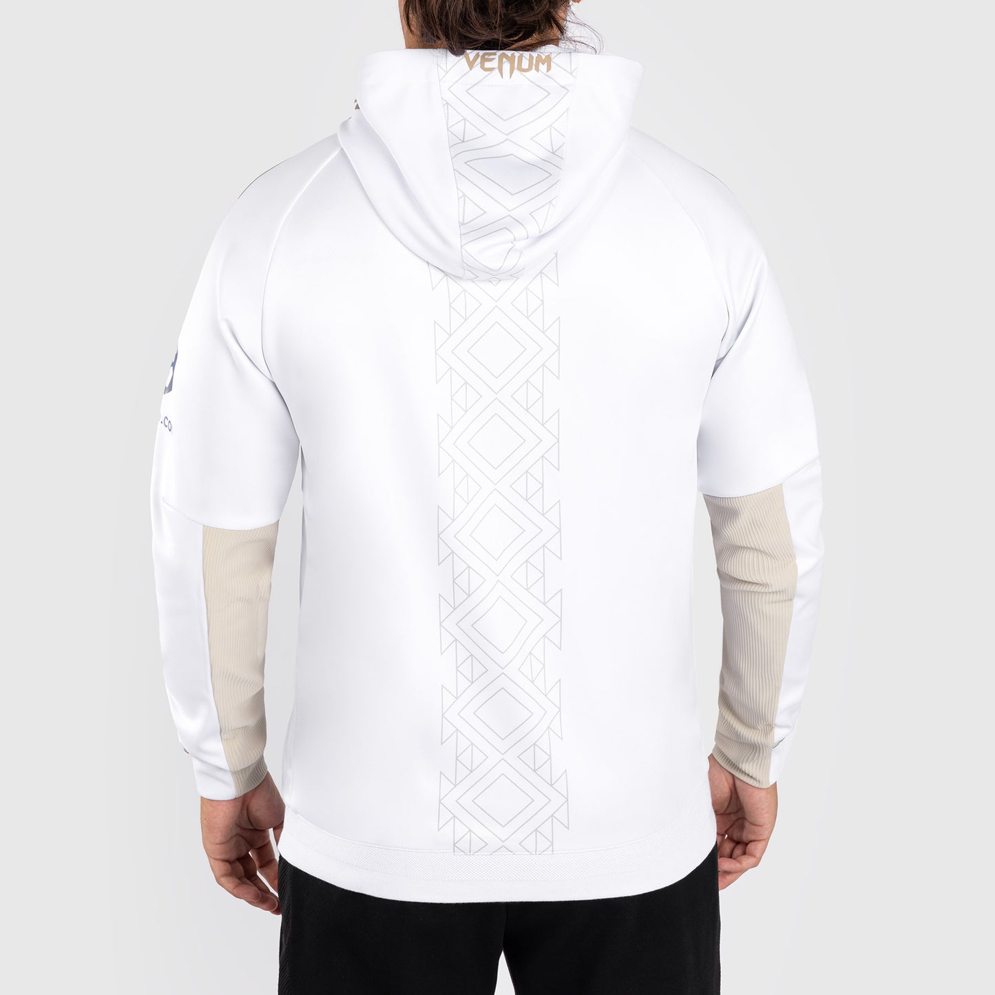 Noche UFC by Venum Authentic Fight Night Sudadera con capucha para hombre - Blanco