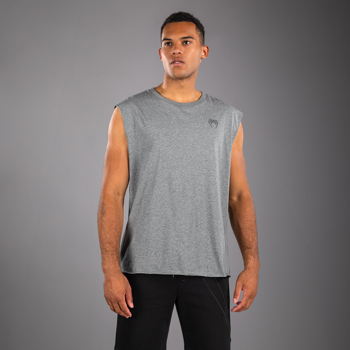 Venum Divide Camiseta Sin Mangas - Gris Jaspeado