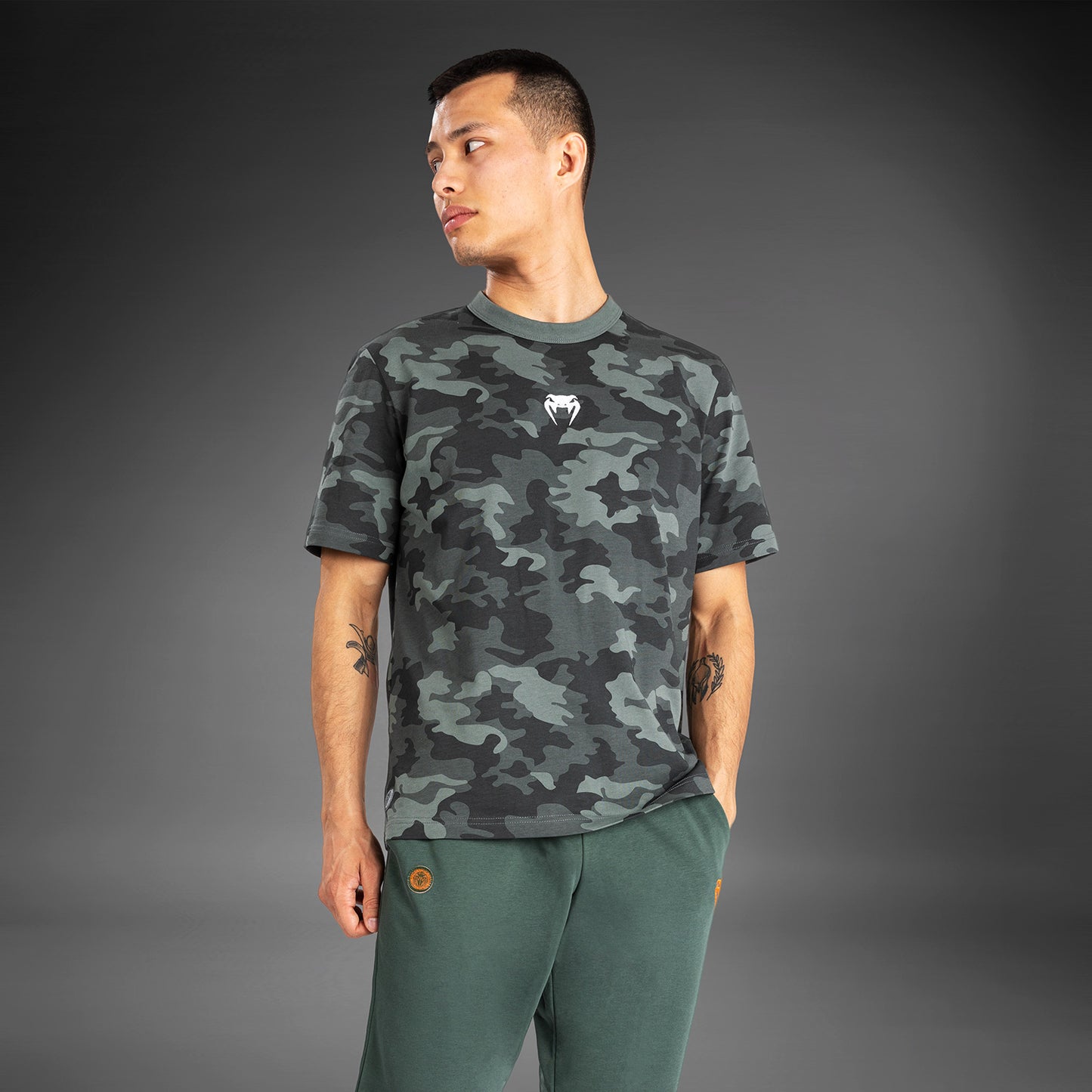 Venum Vortex XL Camiseta para Hombre - Camuflaje Caqui
