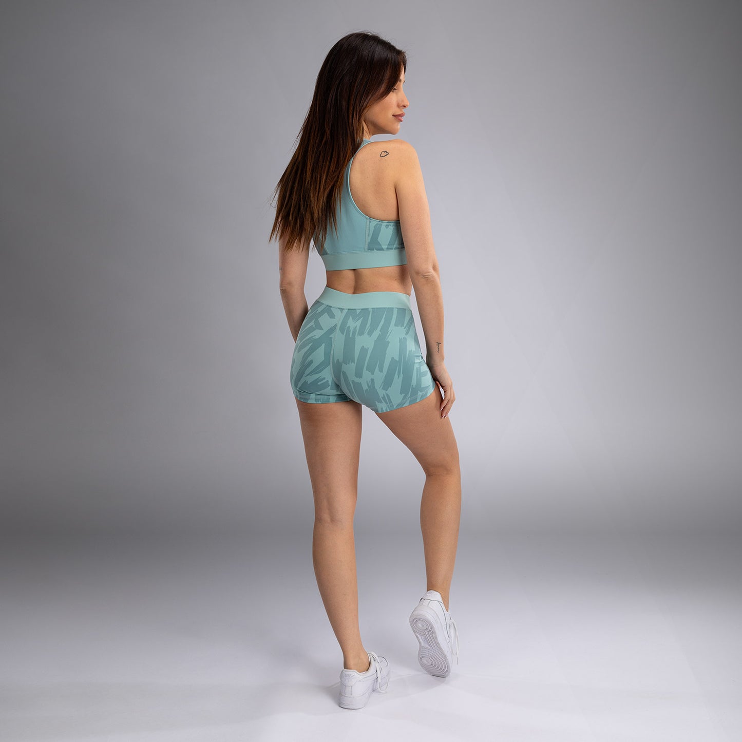 Venum Graffiti Shorts de Compresión para Mujer - Aqua