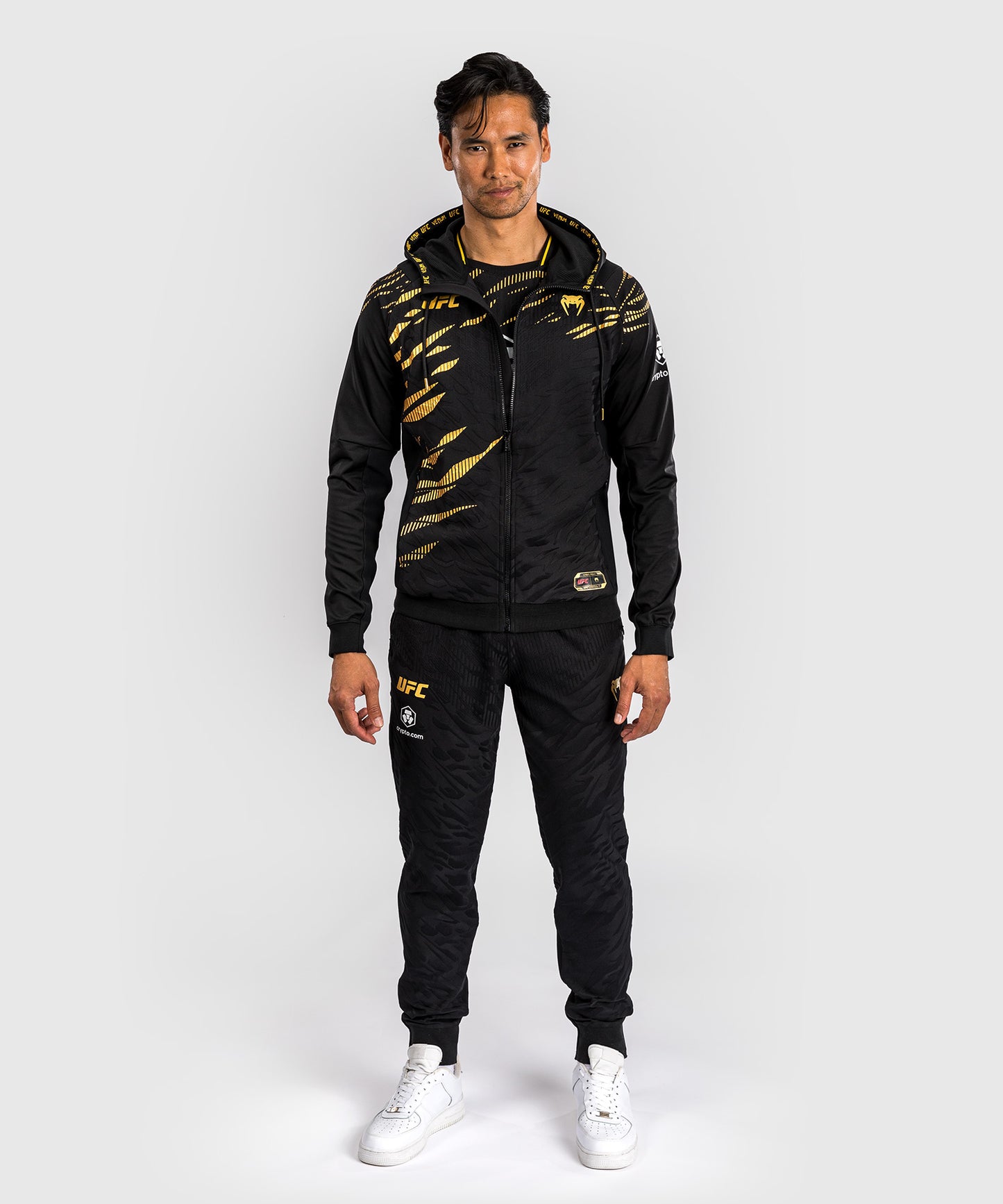 UFC Fusion by Venum Authentic Fight Night Sudadera con Capucha para Hombre - Champion