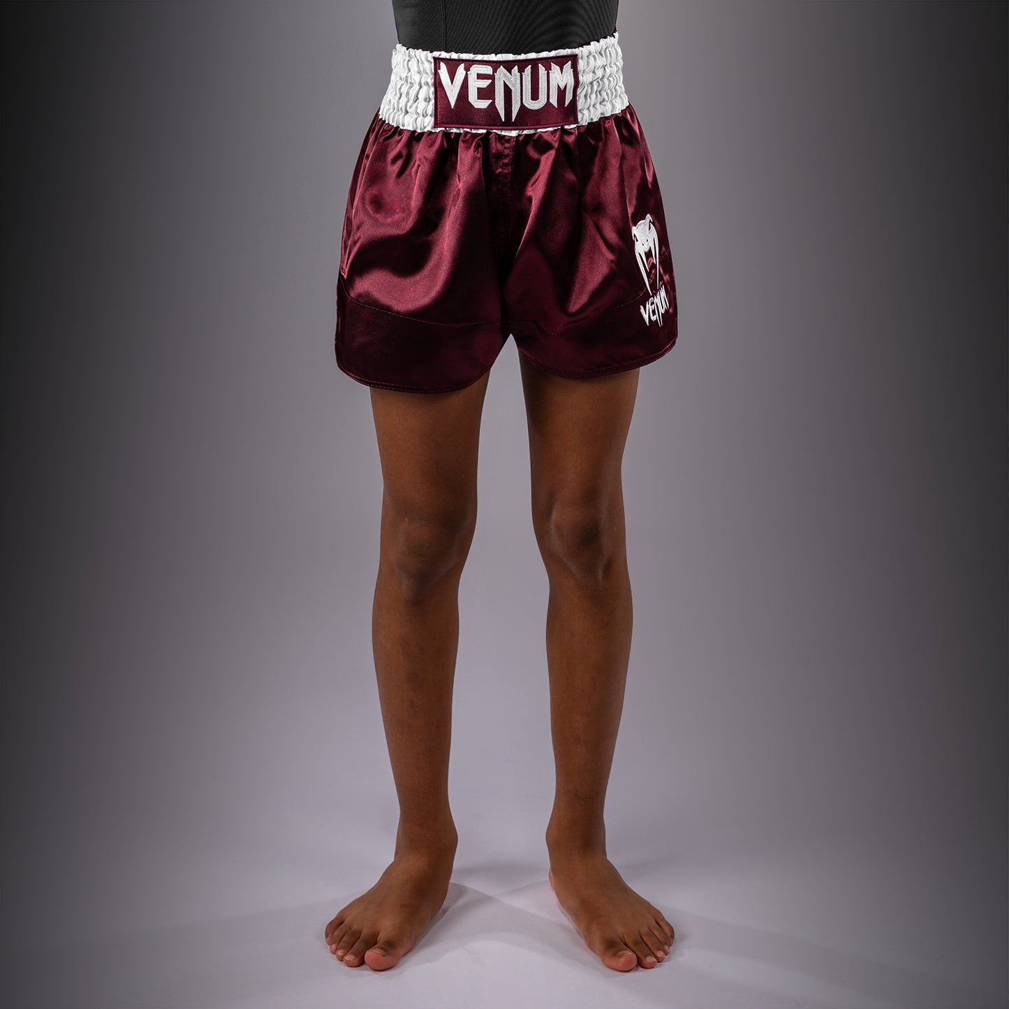 Venum Classic Short de Muay Thai para niños – Burdeos