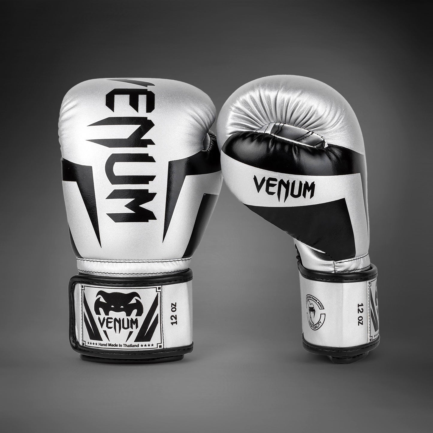 Venum Elite Guantes de boxeo - Plata/Negro