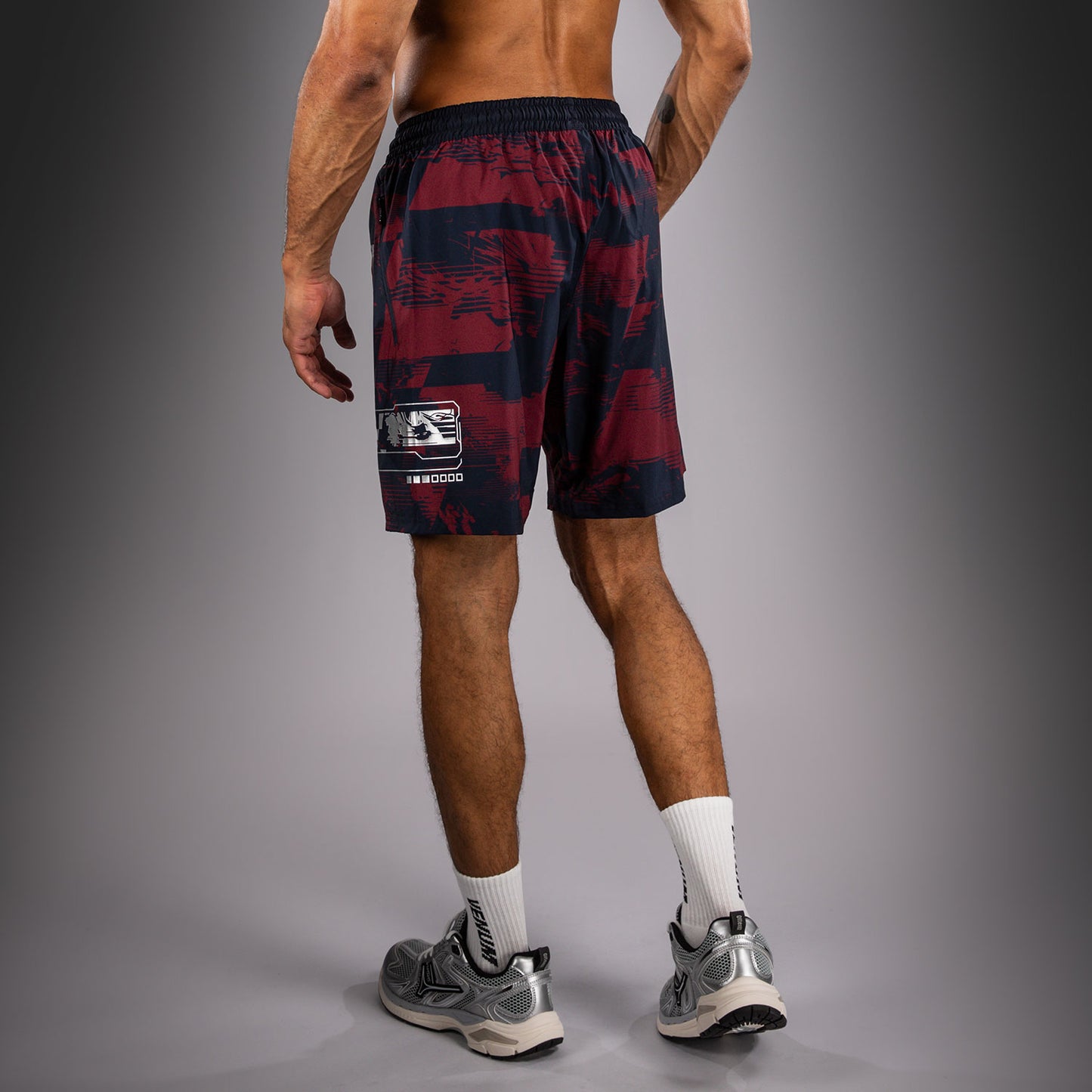 UFC Zenith by Venum Authentic Fight Week Short Performance Hombre - Azul marino/Burdeos/Plateado