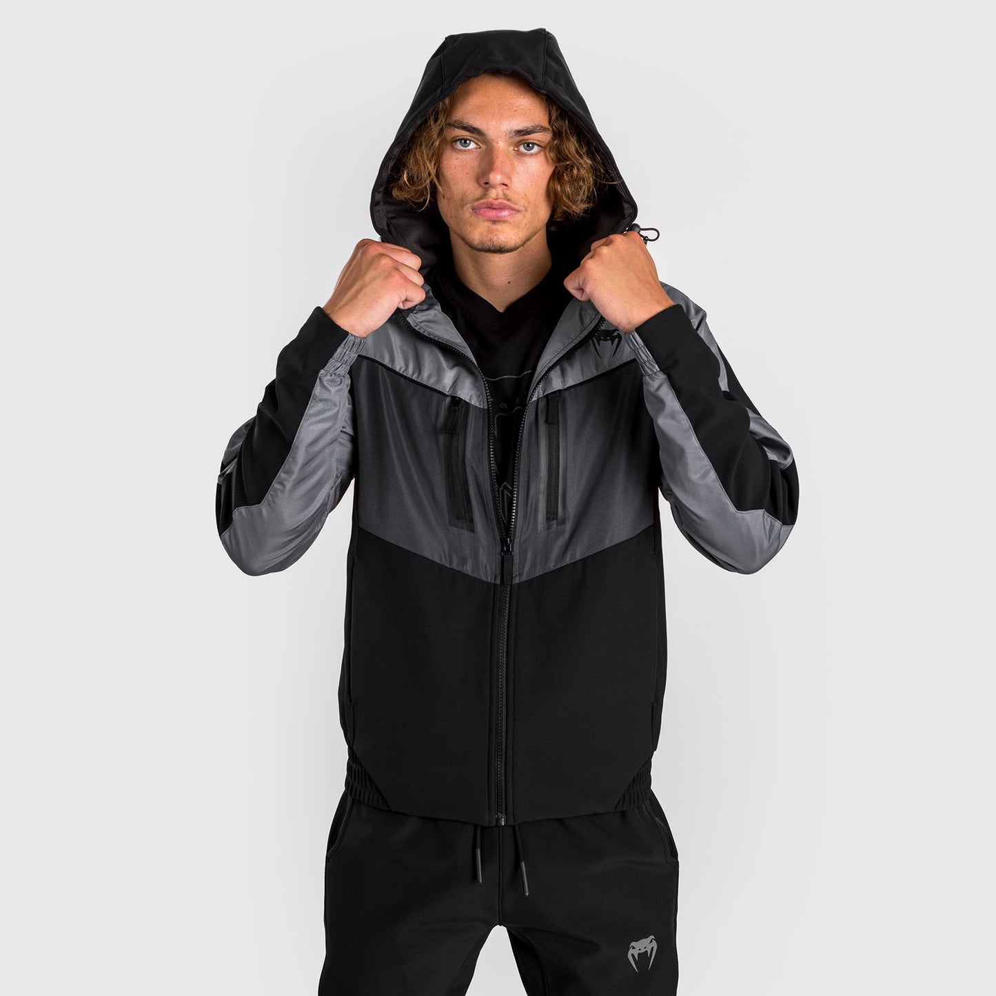 Venum Laser 3.0  Track Jacket - Negro/Gris