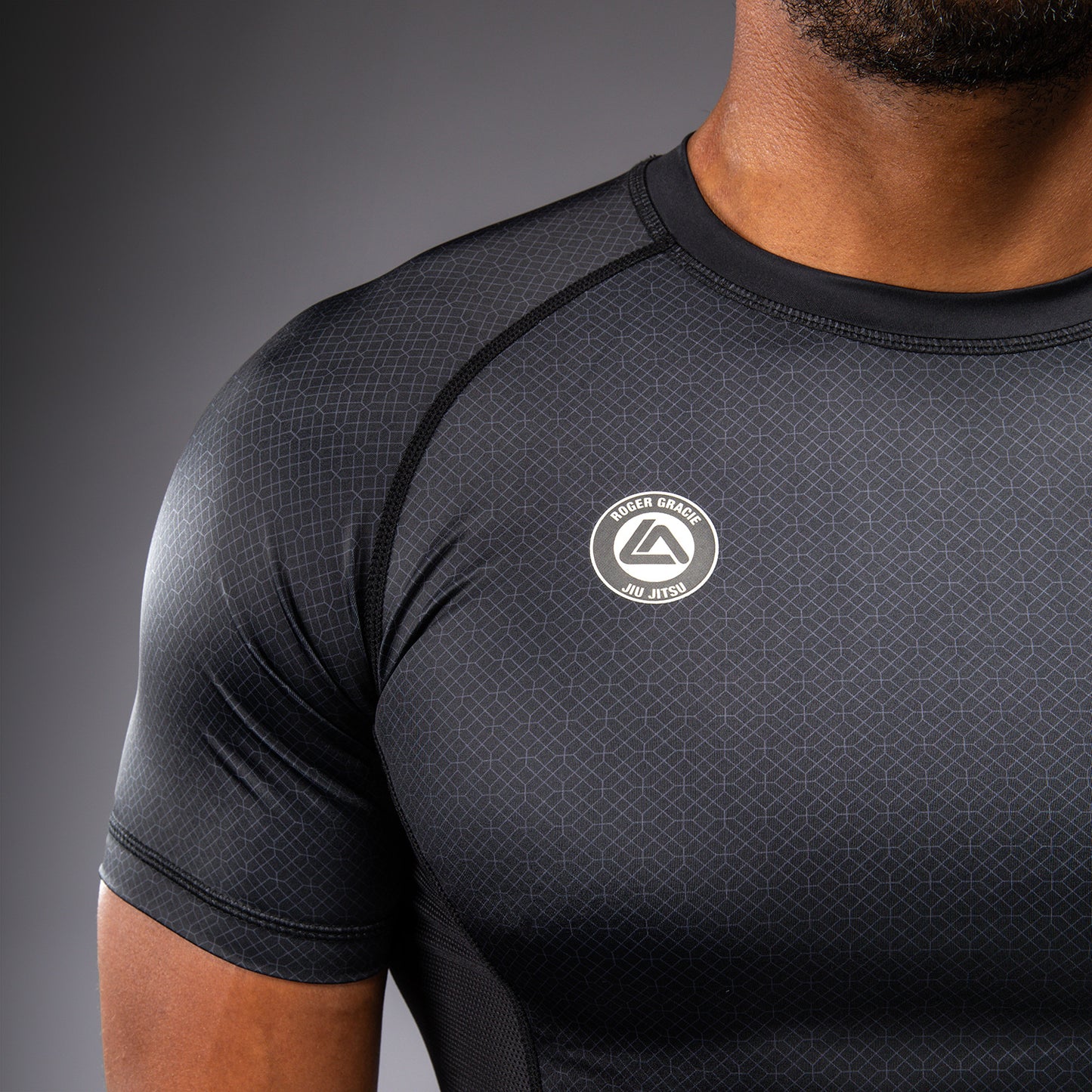 Venum x Roger Gracie Academy Rashguard Manga Corta - Negro