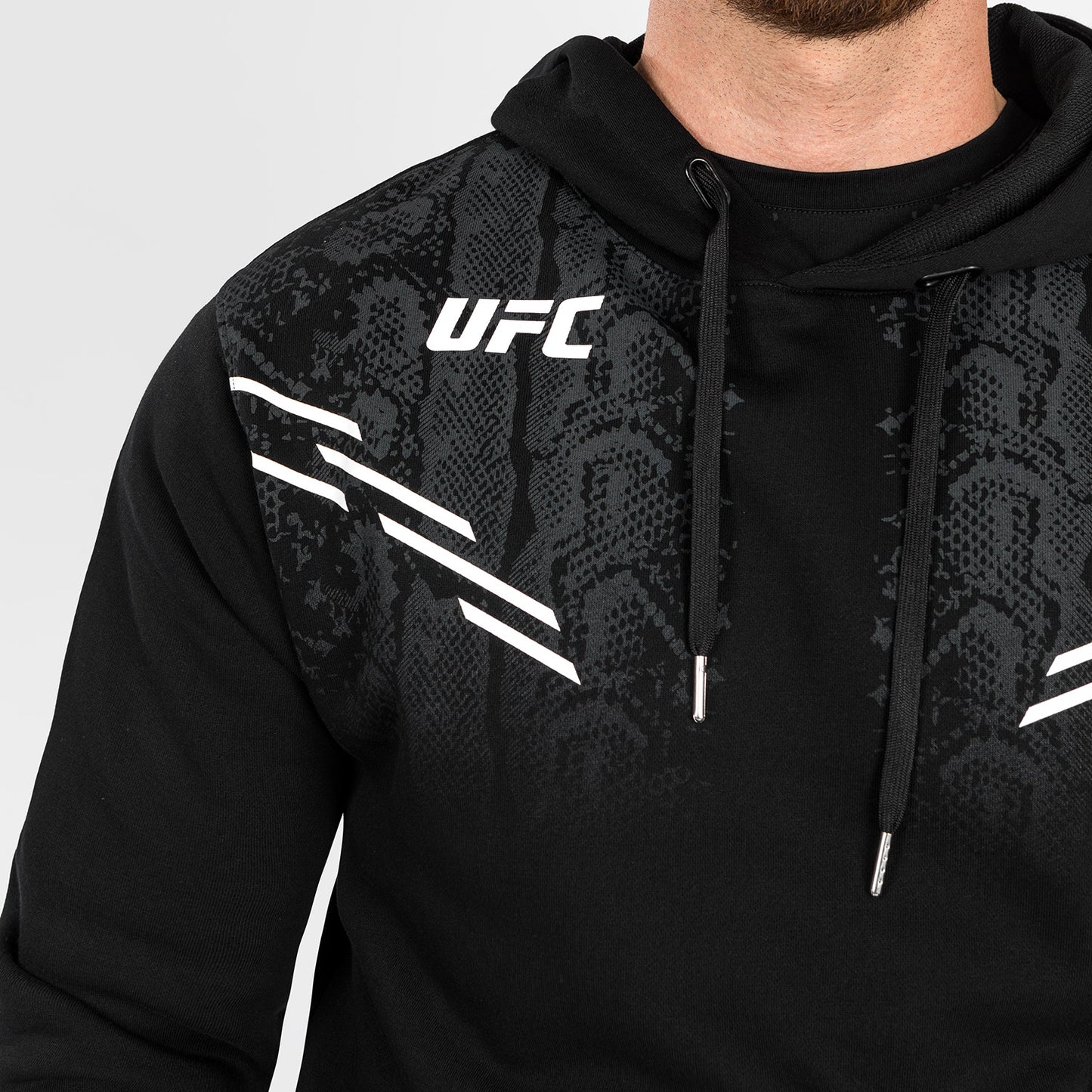 UFC Adrenaline by Venum Replica Sudadera con Capucha para Hombre - Negro