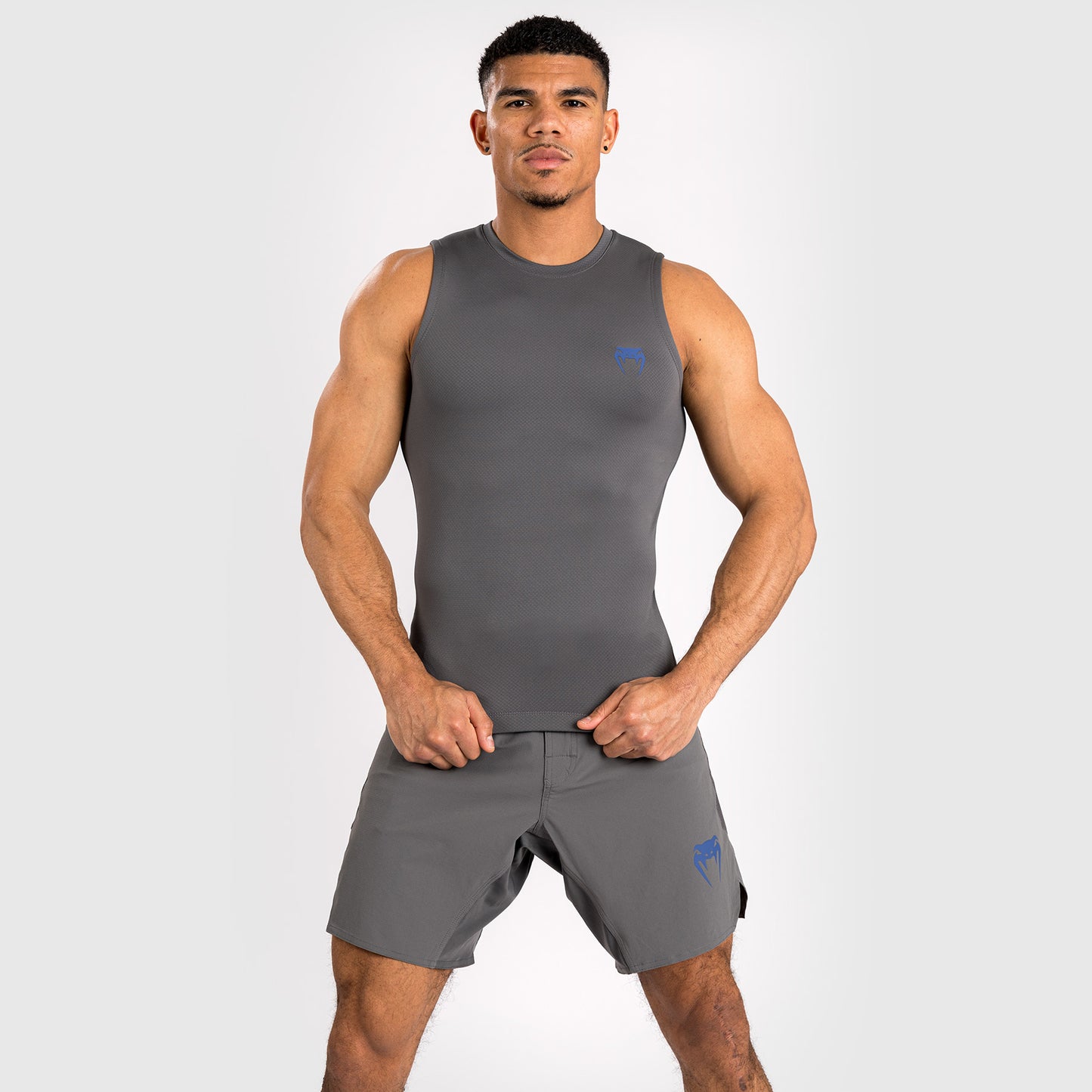 Venum Contender Lycra sin mangas para hombre -Gris