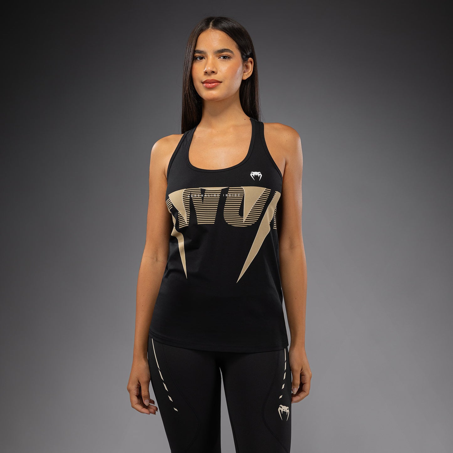 Venum Adrenaline Camiseta de Tirantes Mujer – Negro/Marfil
