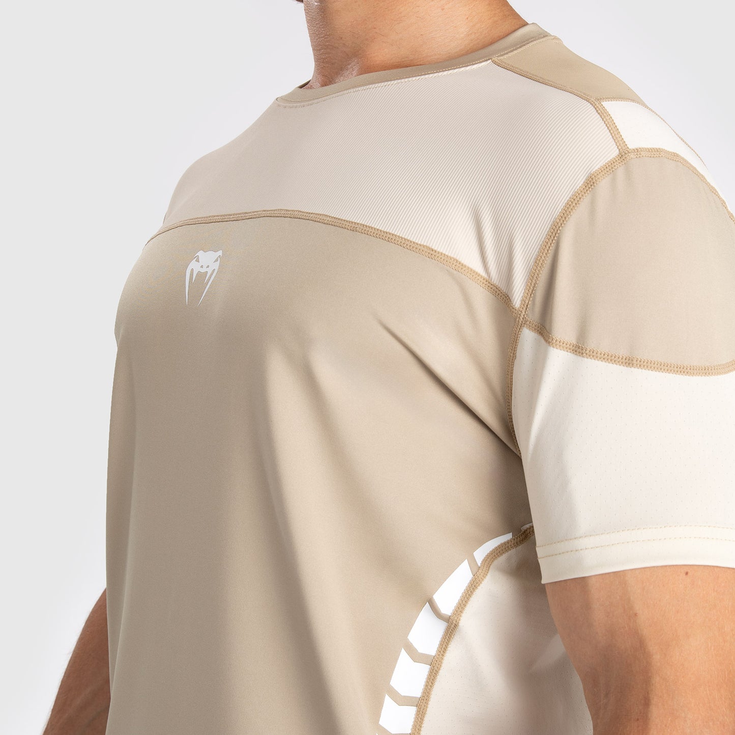 Venum Tempest Camiseta para Hombre Dry-Tech - Beige/Arena