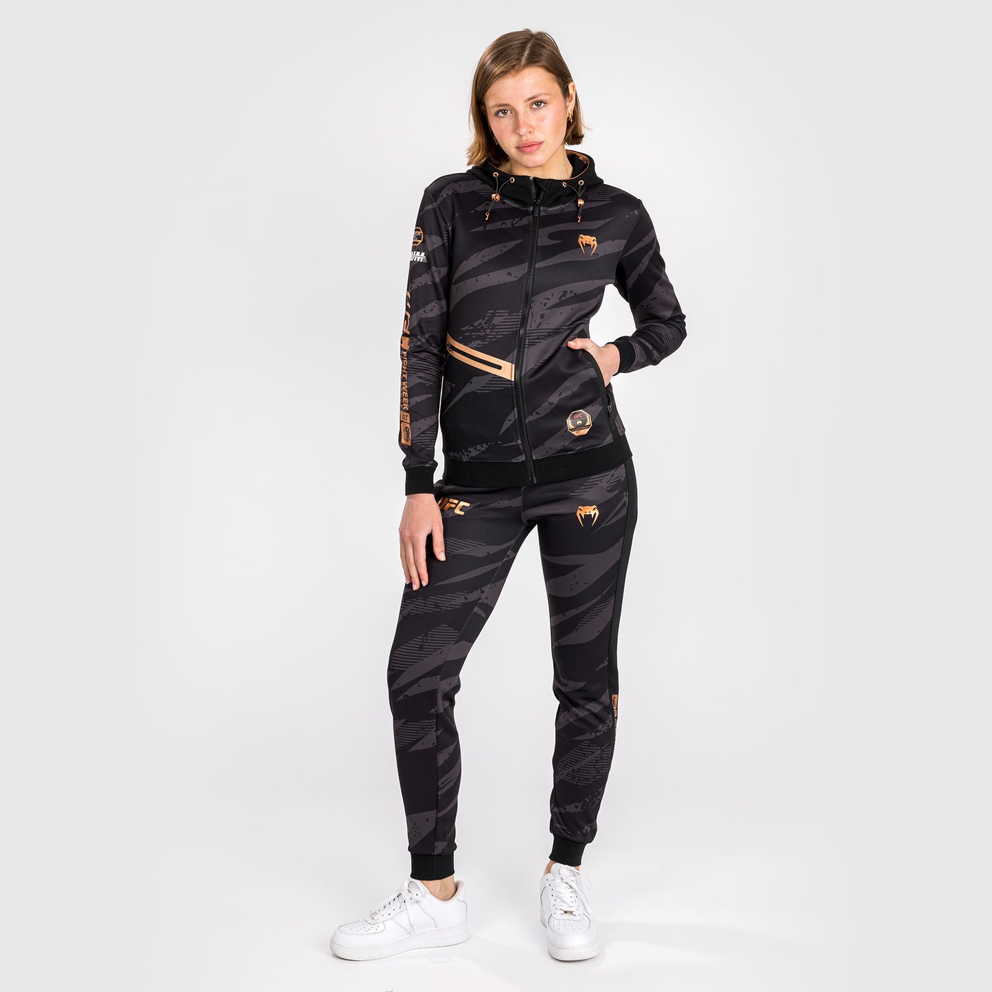 UFC Adrenaline By Venum Fight Week Sudadera Con Capucha para Mujer - Urban Camo