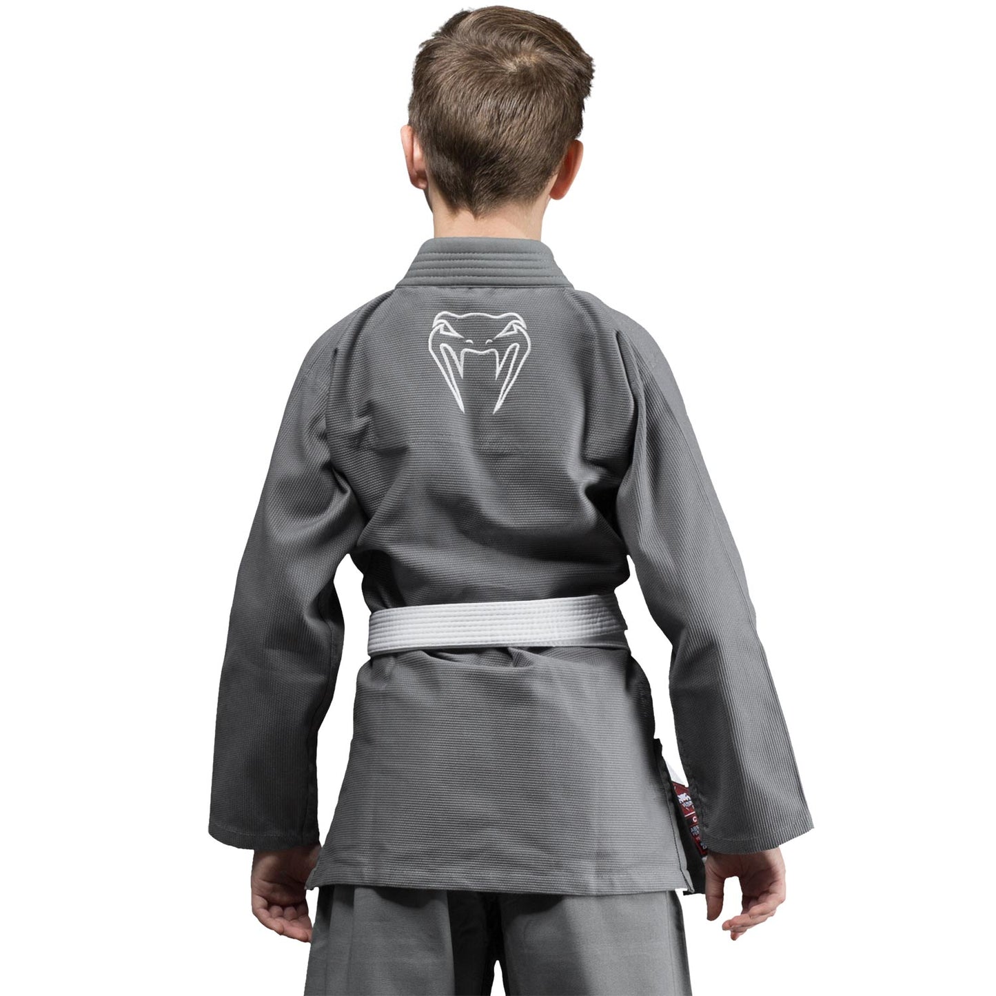 Venum Contender Kids Kimono BJJ (Cinturón blanco incluido) - Gris