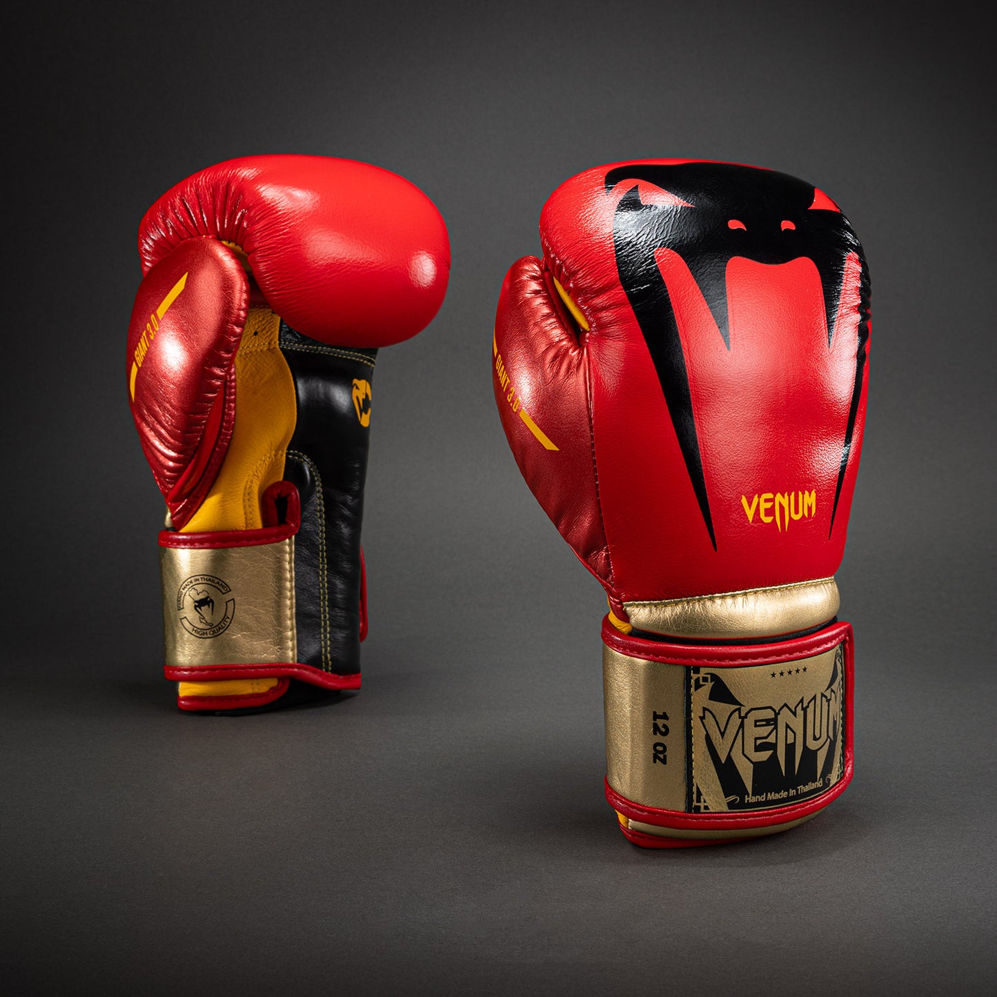 Guantes de Boxeo Venum Giant 3.0 - Rojo/Amarillo/Oro