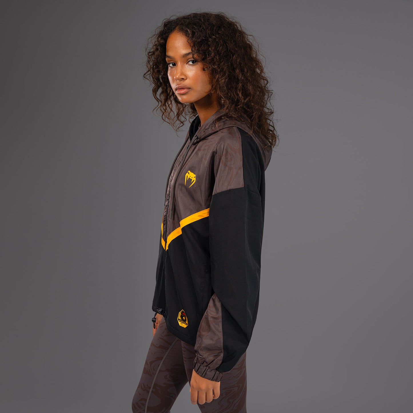 UFC Fusion by Venum Fight Week Sudadera con Cremallera para Mujer - Marrón tierra