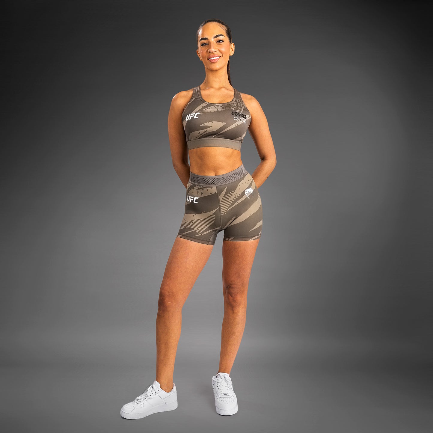 UFC Adrenaline By Venum Fight Week Short de Vale Tudo para Mujer - Desert Camo