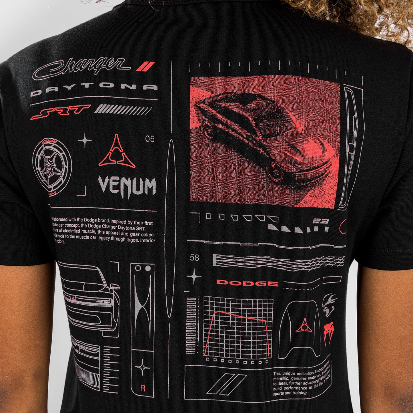 Venum x Dodge Banshee Camiseta de mujer - Negra