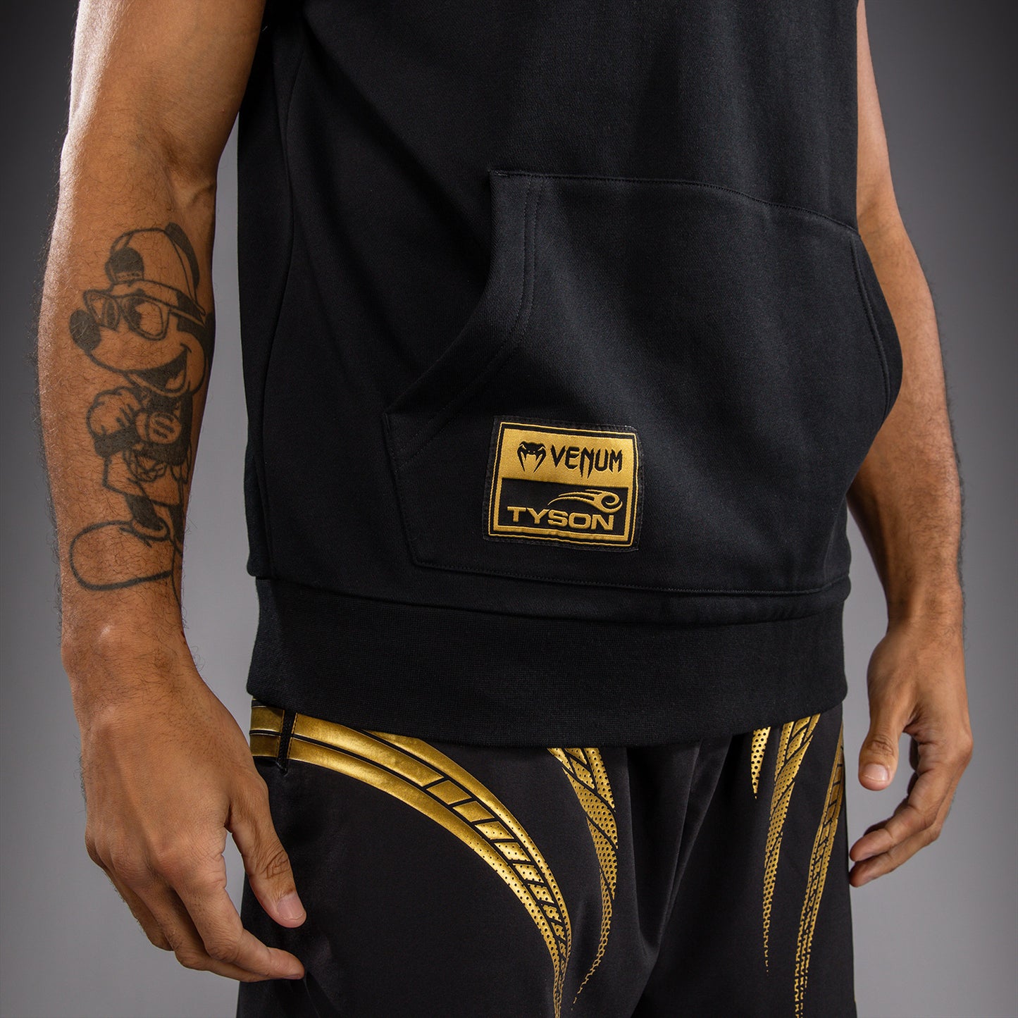 Venum x Mike Tyson Tiger Sudadera Sin Mangas Tiger - Negro/Oro