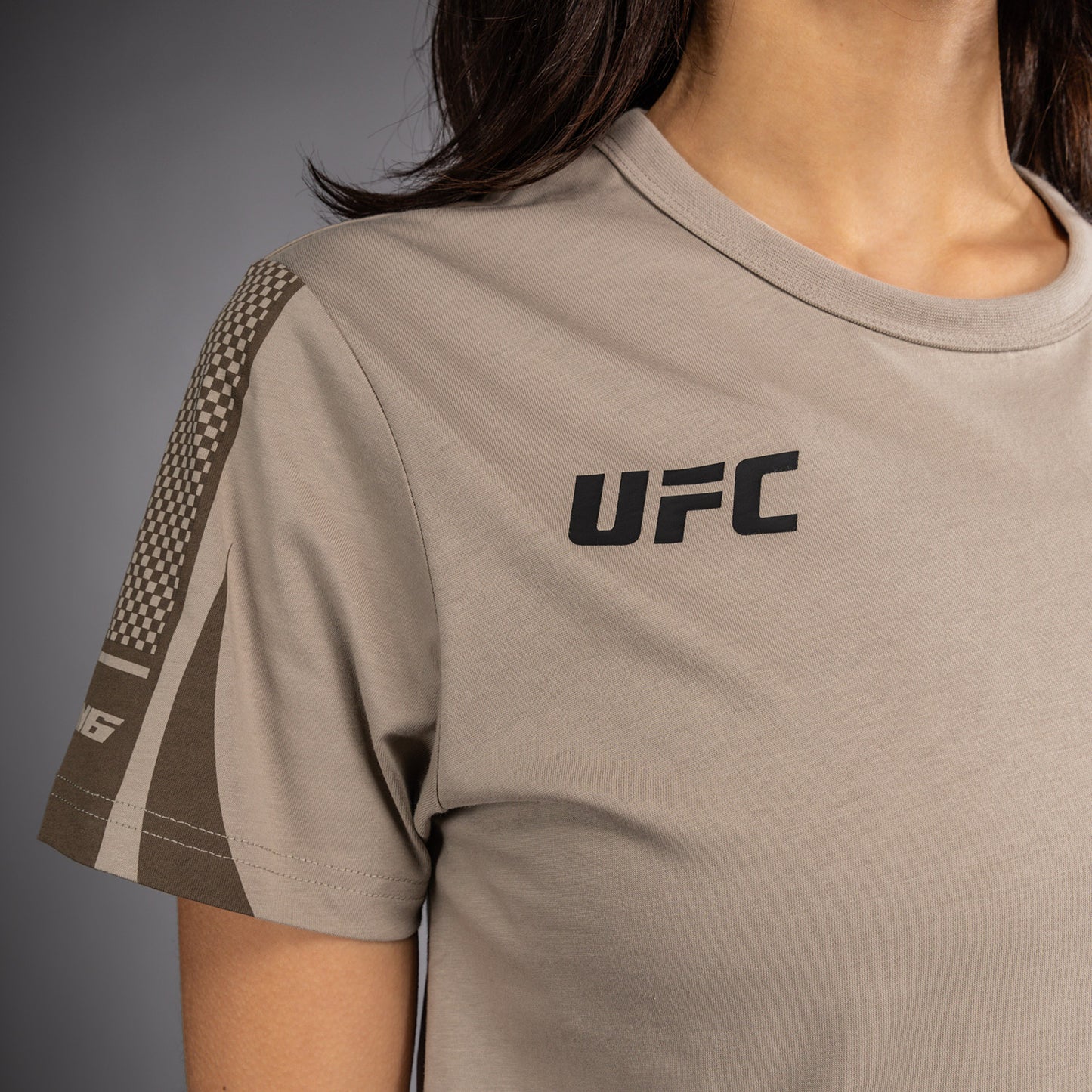 Venum UFC Unity by Venum Authentic Fight Week Camiseta de Manga Corta para Mujer - Arena