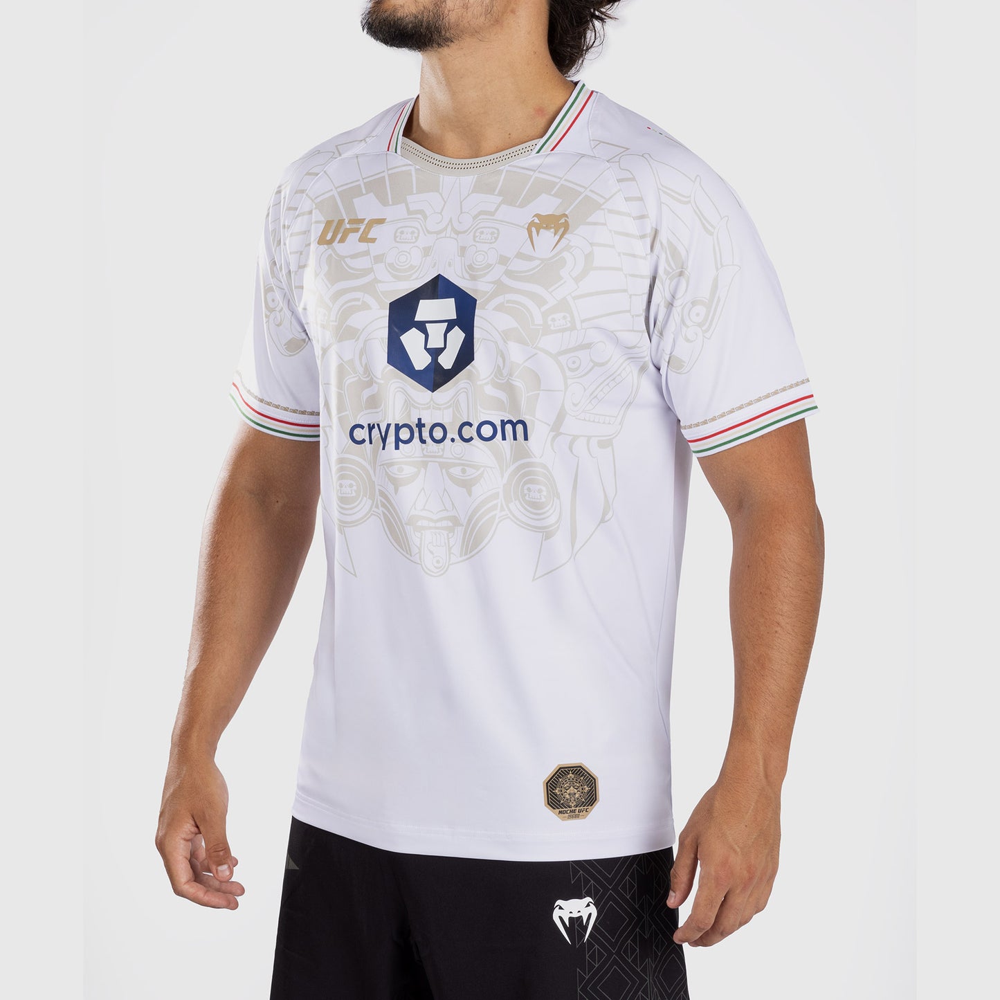 Noche UFC by Venum Authentic Fight Night Camiseta Dry Tech Hombre - Blanco
