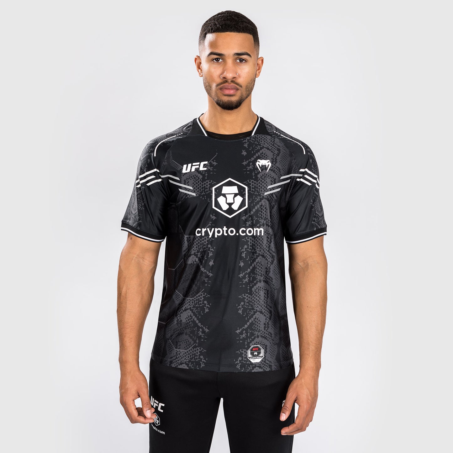 UFC Adrenaline by Venum Authentic Fight Night Camiseta Jersey para Hombre - Negro