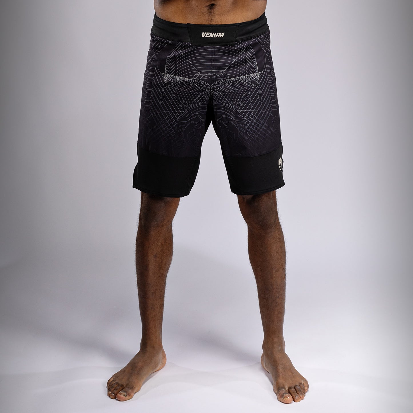 Venum G-Fit Air Pantalones de Lucha para Hombre - Negro Profundo/Arena del desierto