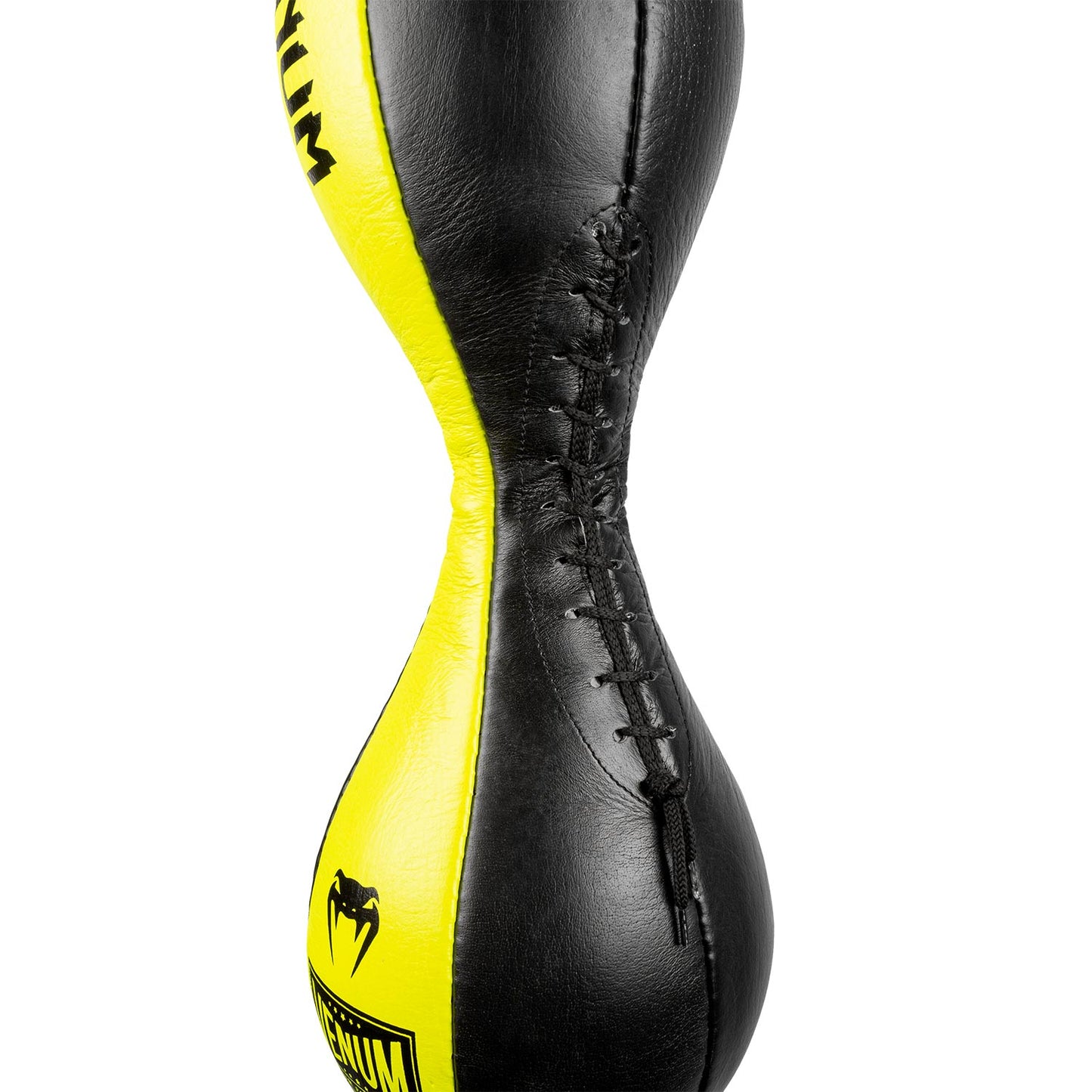Pera de Boxeo doble agarre Venum Hurricane - Negro/Amarillo