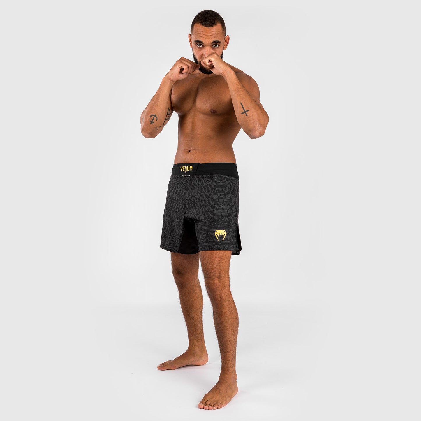Venum x Ares Pantalones de Lucha para Hombre - Negro/Dorado
