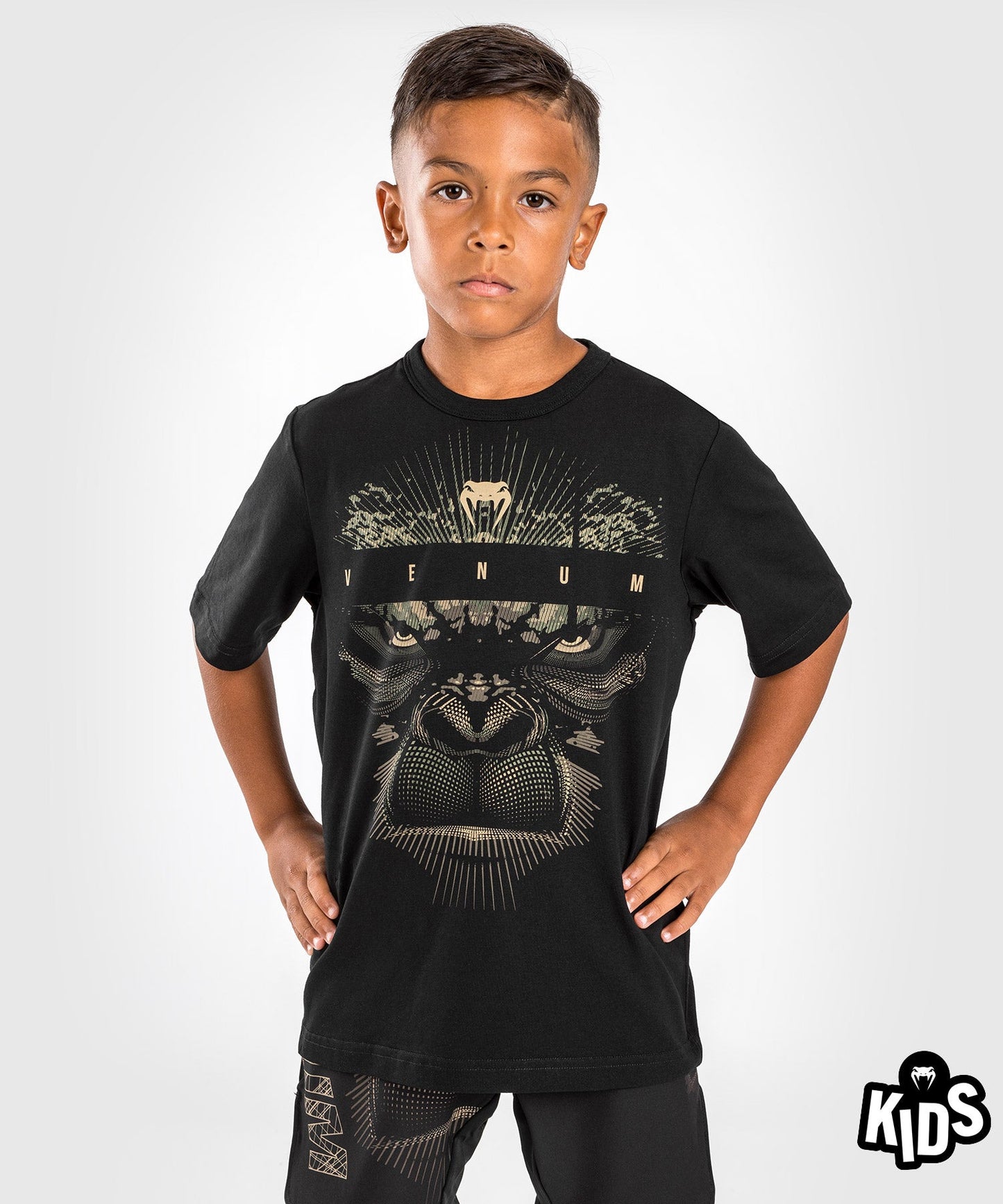 Venum Gorilla Jungle Camiseta para Niños -  Negro/Arena