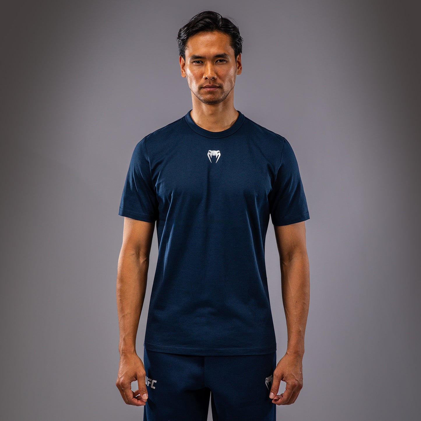 UFC Fusion by Venum Fight Week Camiseta de Manga Corta para Hombre - Solid Azul oceánico