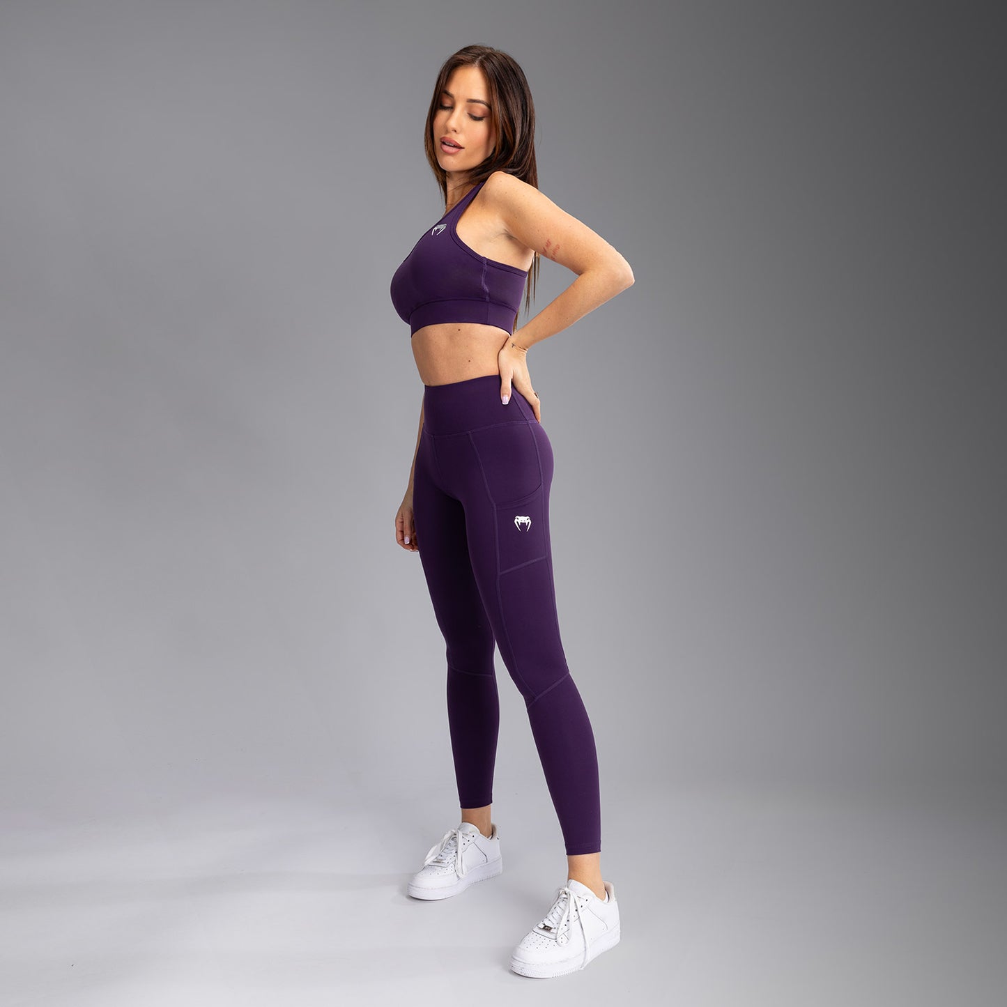 Venum Essential Leggings de Rendimiento es para Muje - Púrpura Profundo