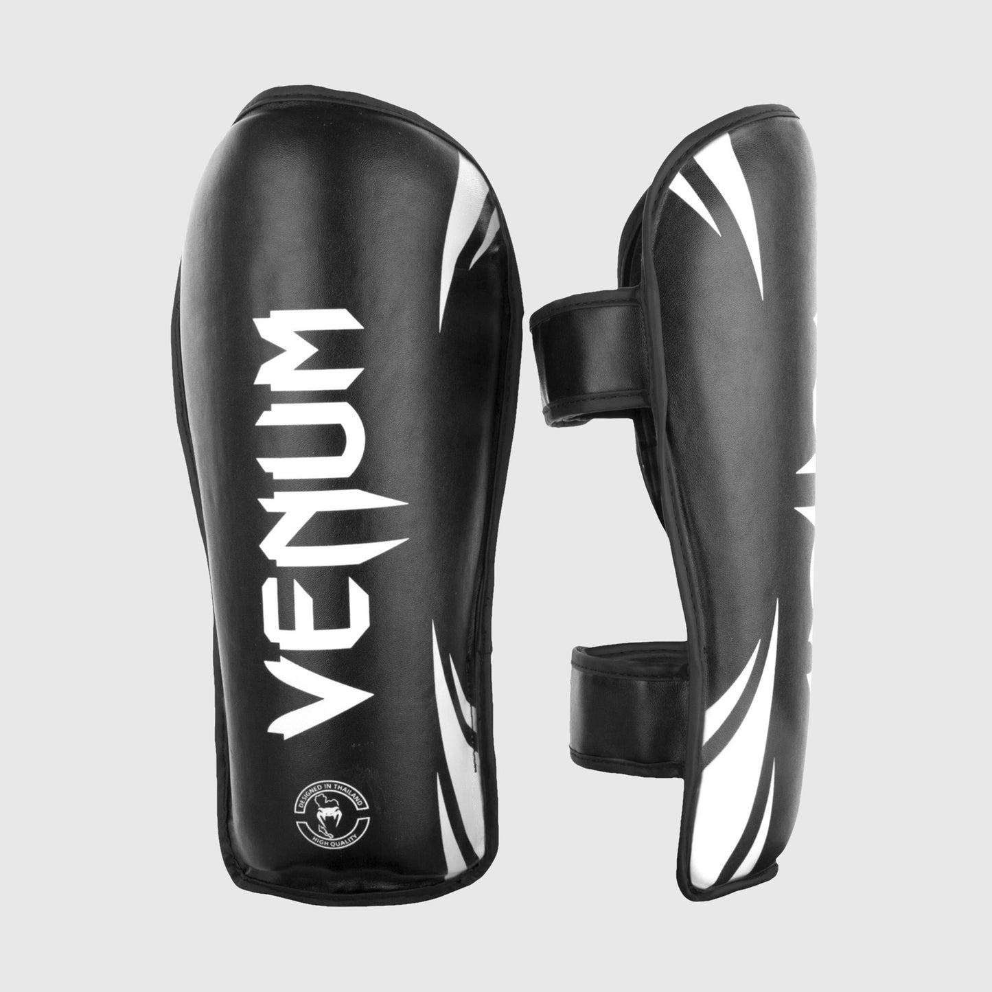Venum Challenger Espinilleras – Negro/Blanco